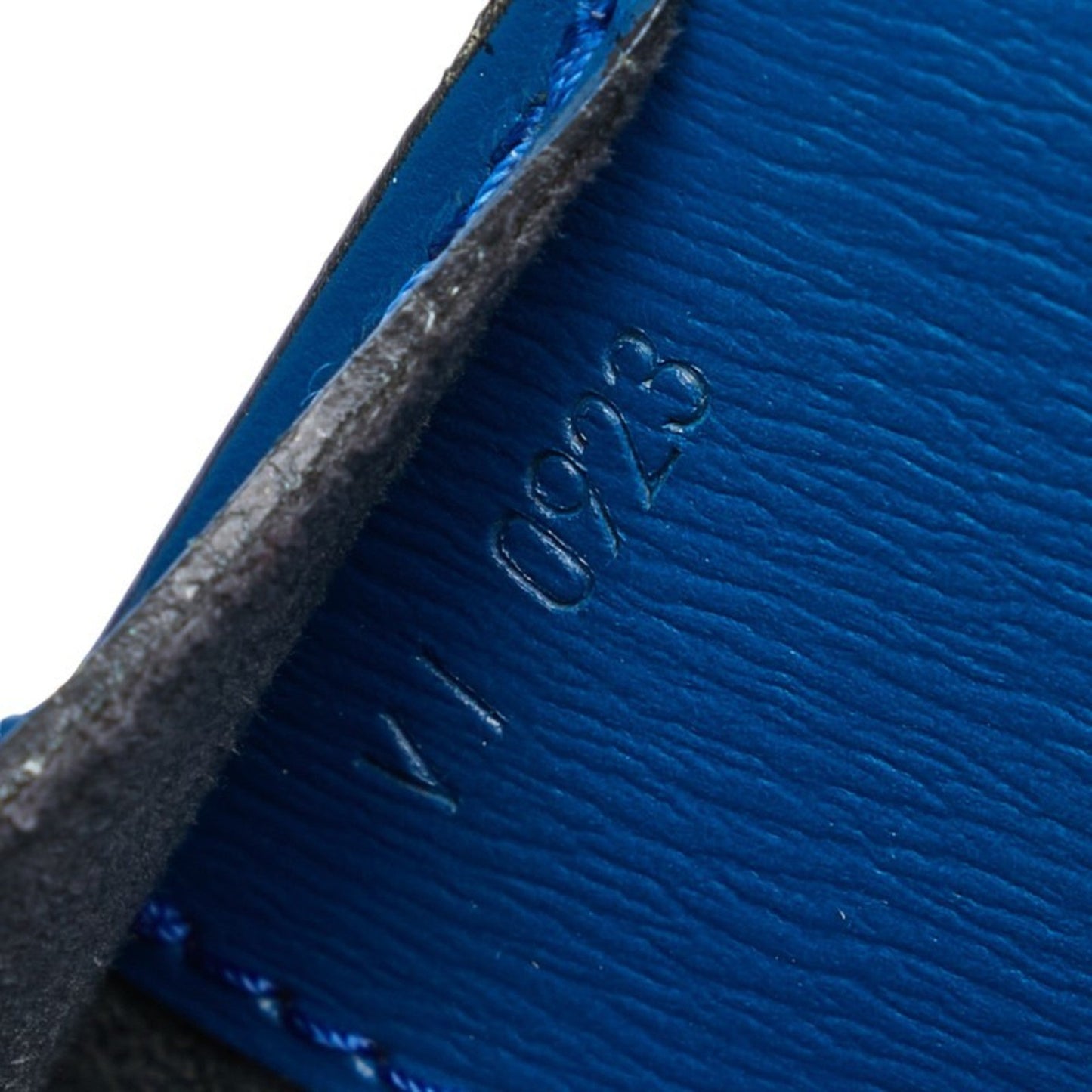 Louis Vuitton Toledo Blue Leather Shoulder Bag
