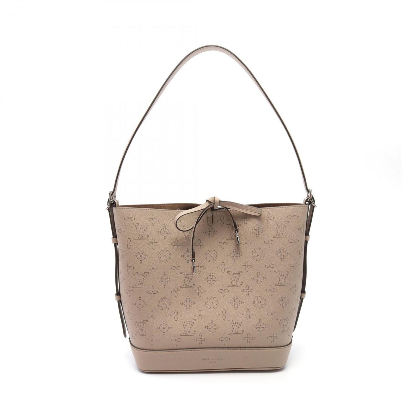 Louis Vuitton Beige Mahina Leather Shoulder Bag
