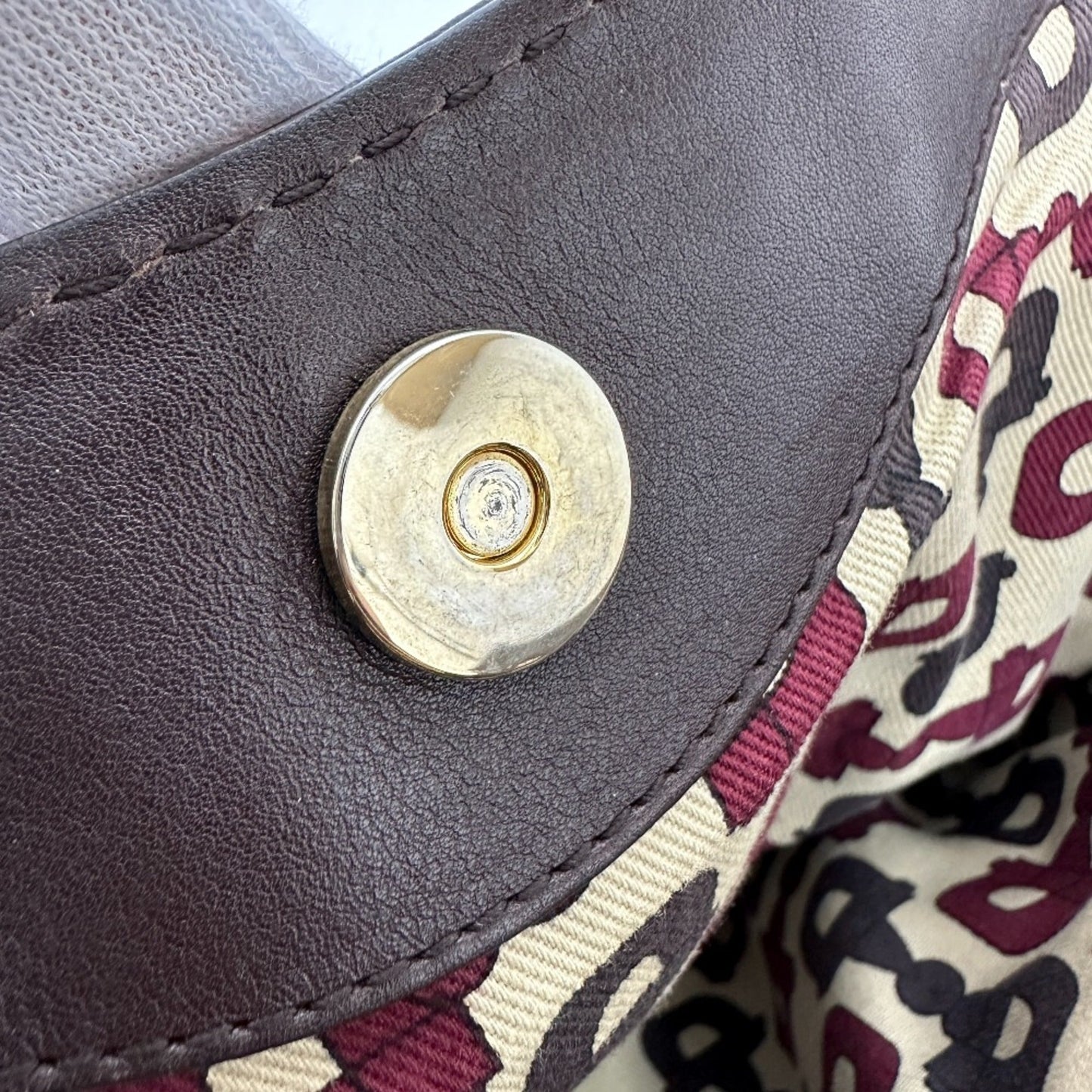 Gucci Brown Leather Tote Bag