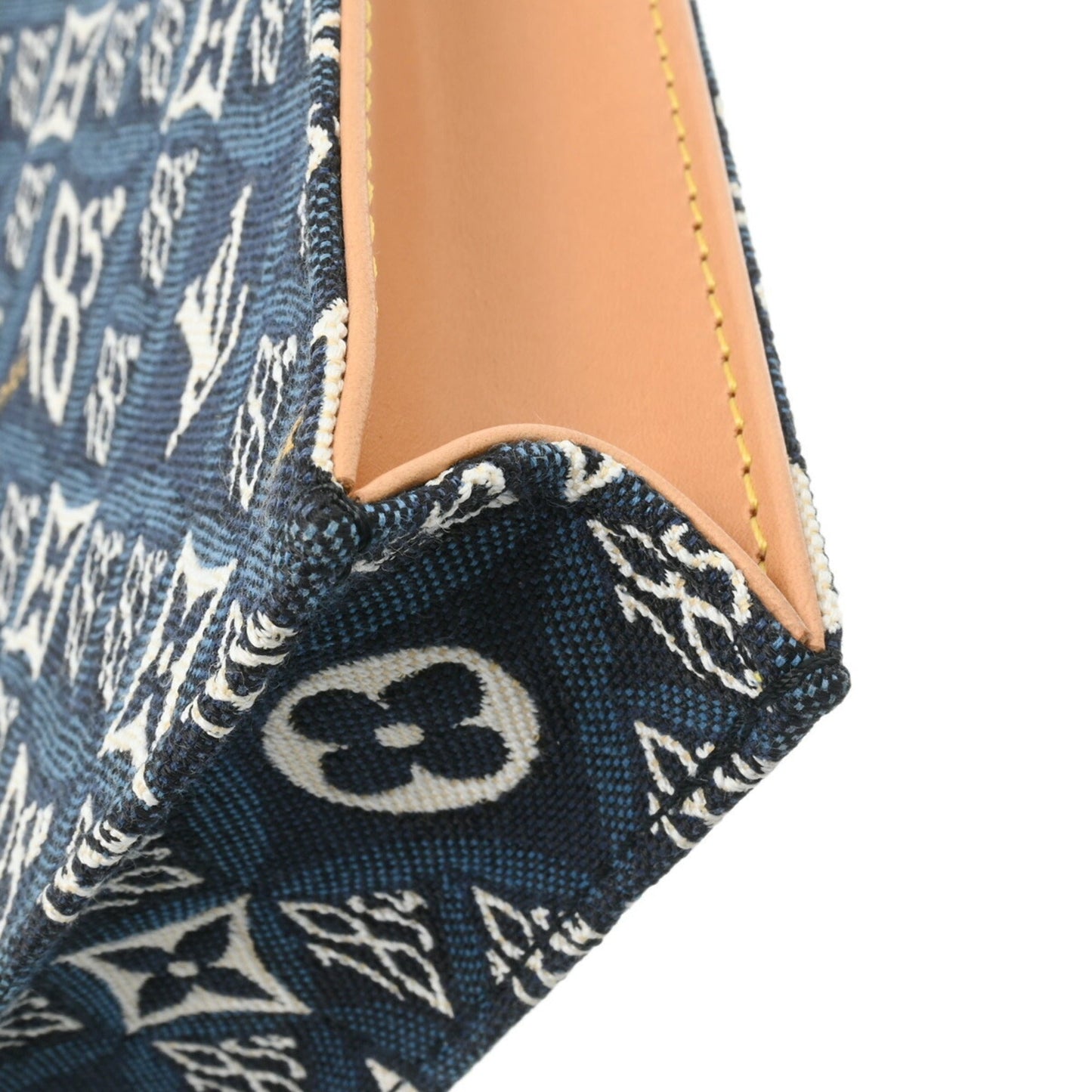 Louis Vuitton Blue Jacquard Shoulder Bag