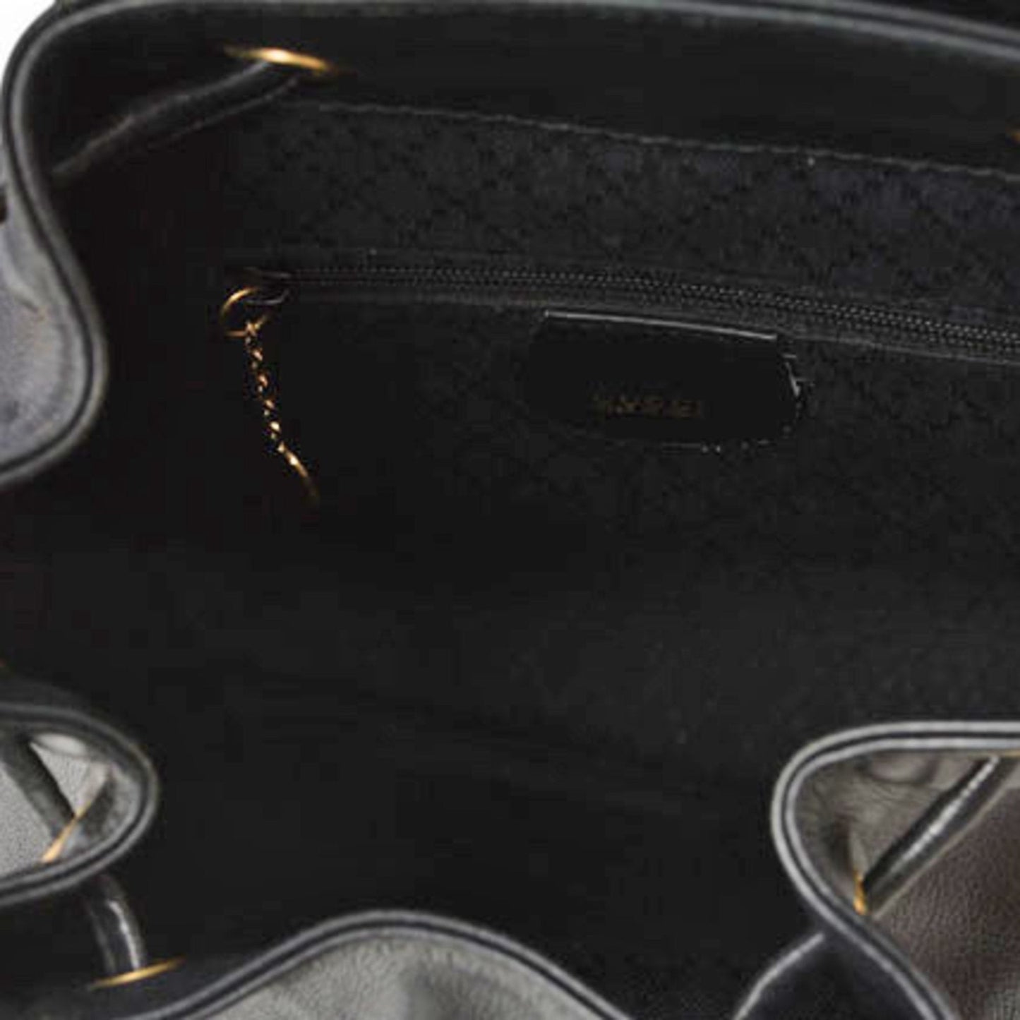 Gucci Black Leather Backpack