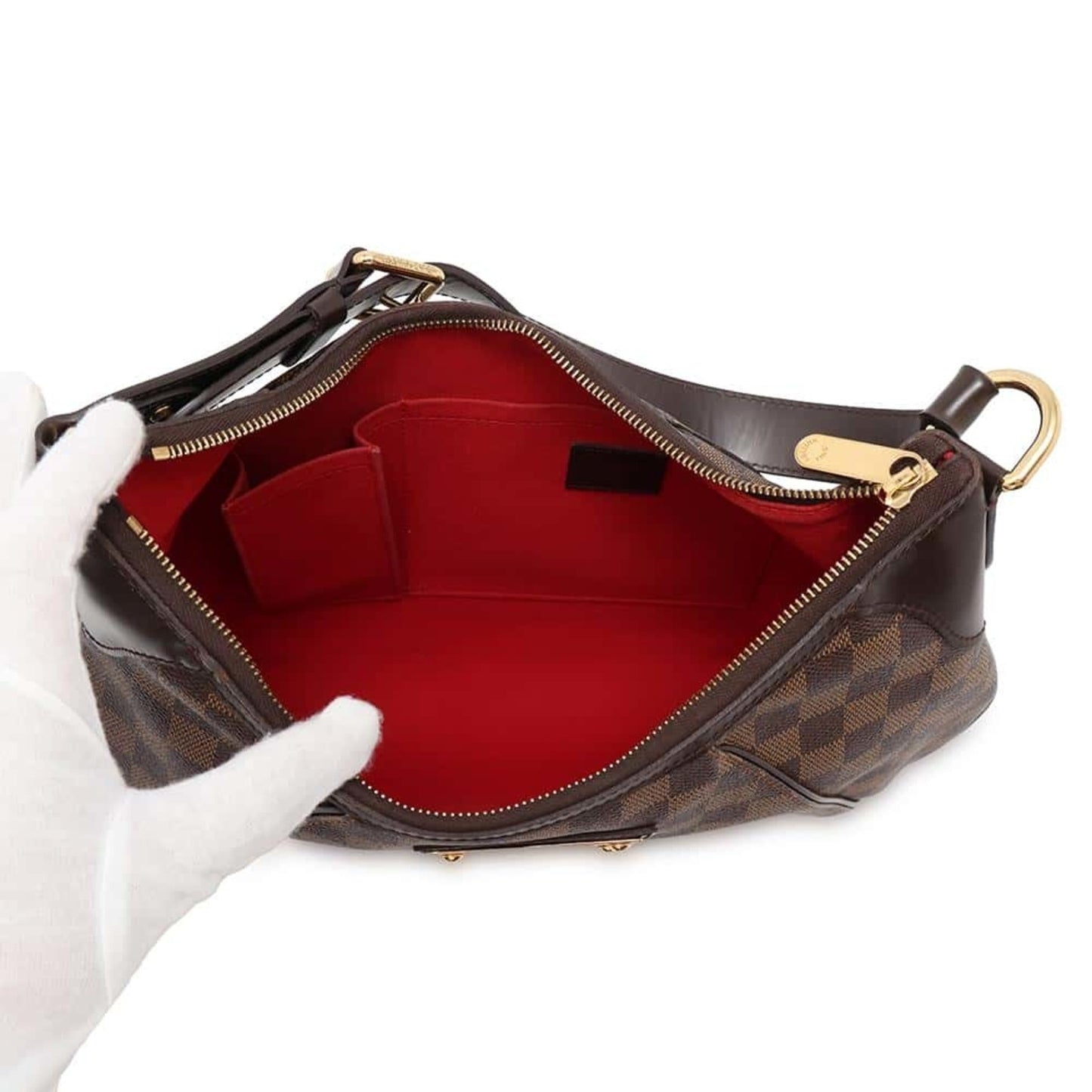Louis Vuitton Red Color Damier Canvas Shoulder Bag