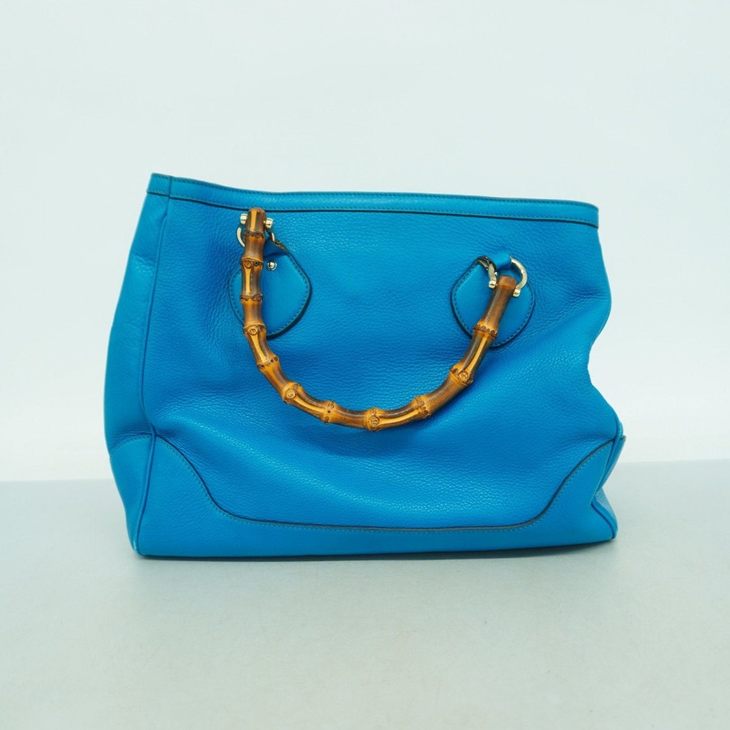 Gucci Blue Leather Handbag