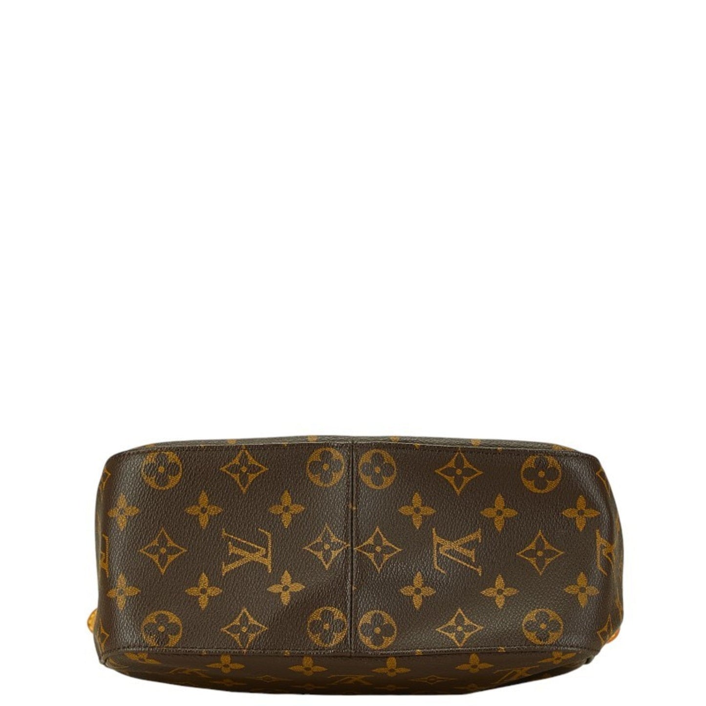 Louis Vuitton Brown Pvc Leather Handbag Shoulder Bag