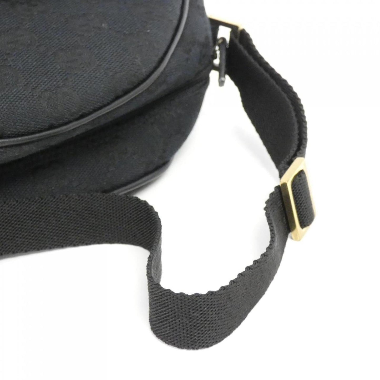 Gucci Black Gg Canvas Handbag