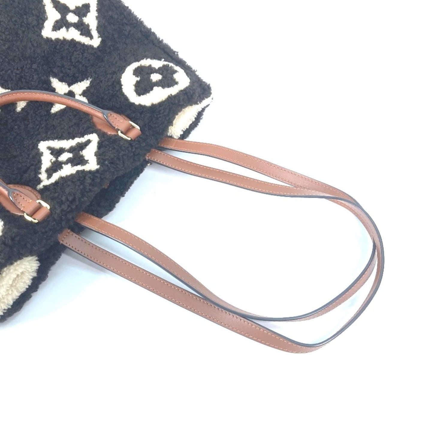 Louis Vuitton Brown Leather Shoulder Bag