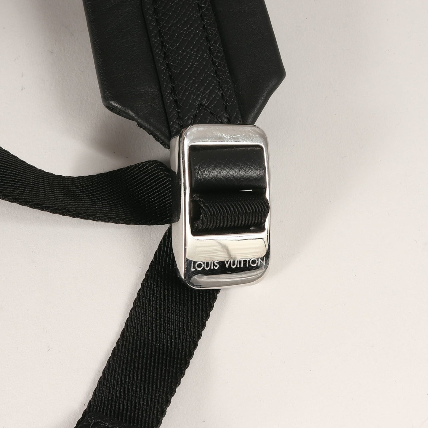 Louis Vuitton Black Canvas Monogram Eclipse Leather Backpack