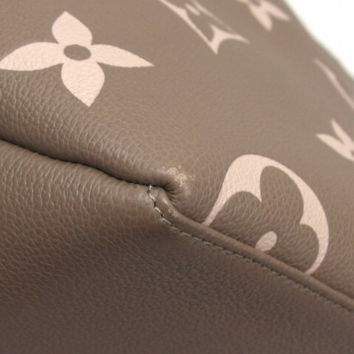 Louis Vuitton Gray Beige Grayish Monogram Empreinte Leather Handbag Shoulder Bag Tote Bag