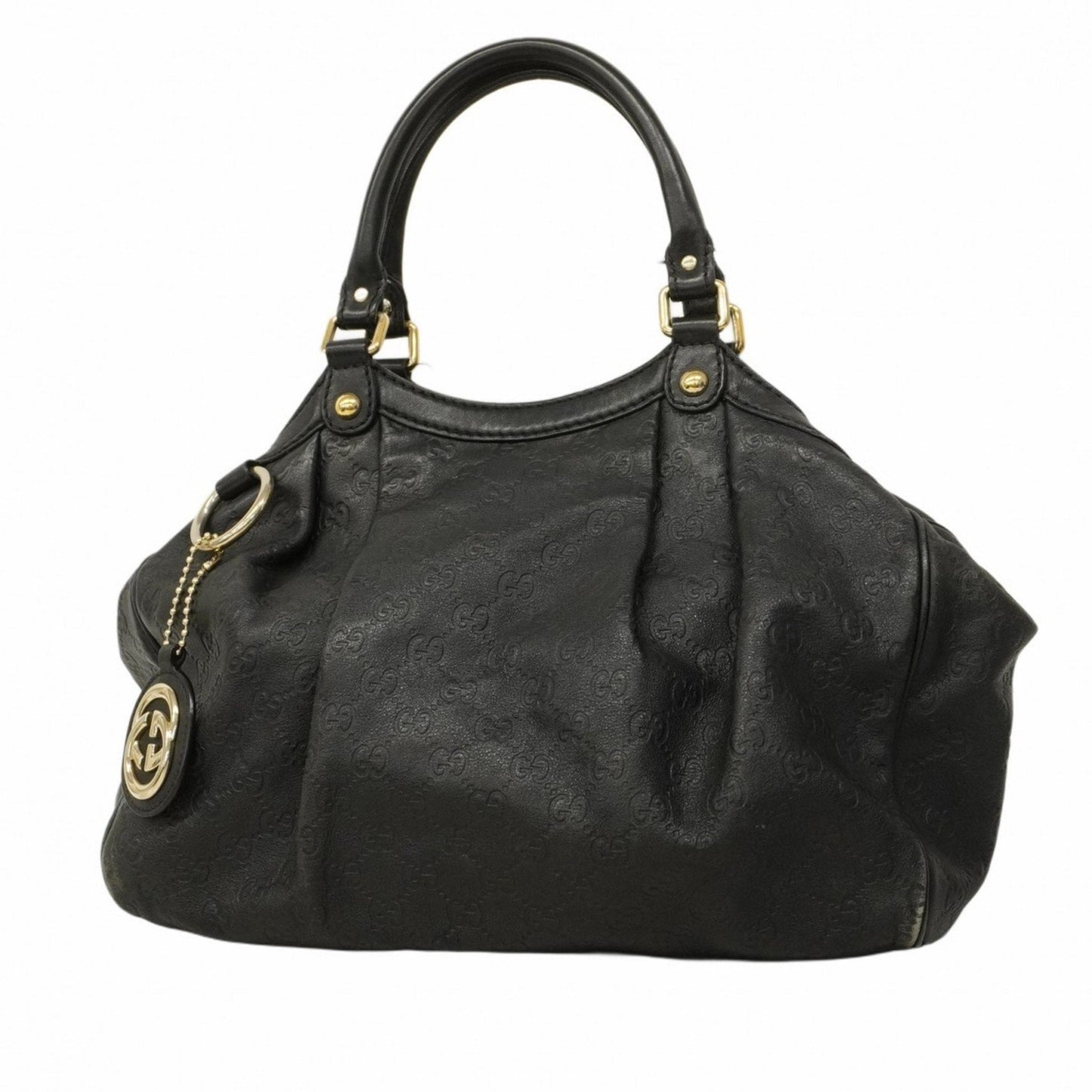 Gucci Black Leather Tote Bag ()