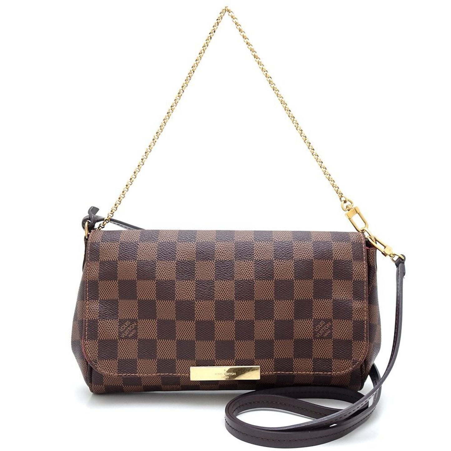 Louis Vuitton Damier Ebene Canvas Shoulder Bag ()