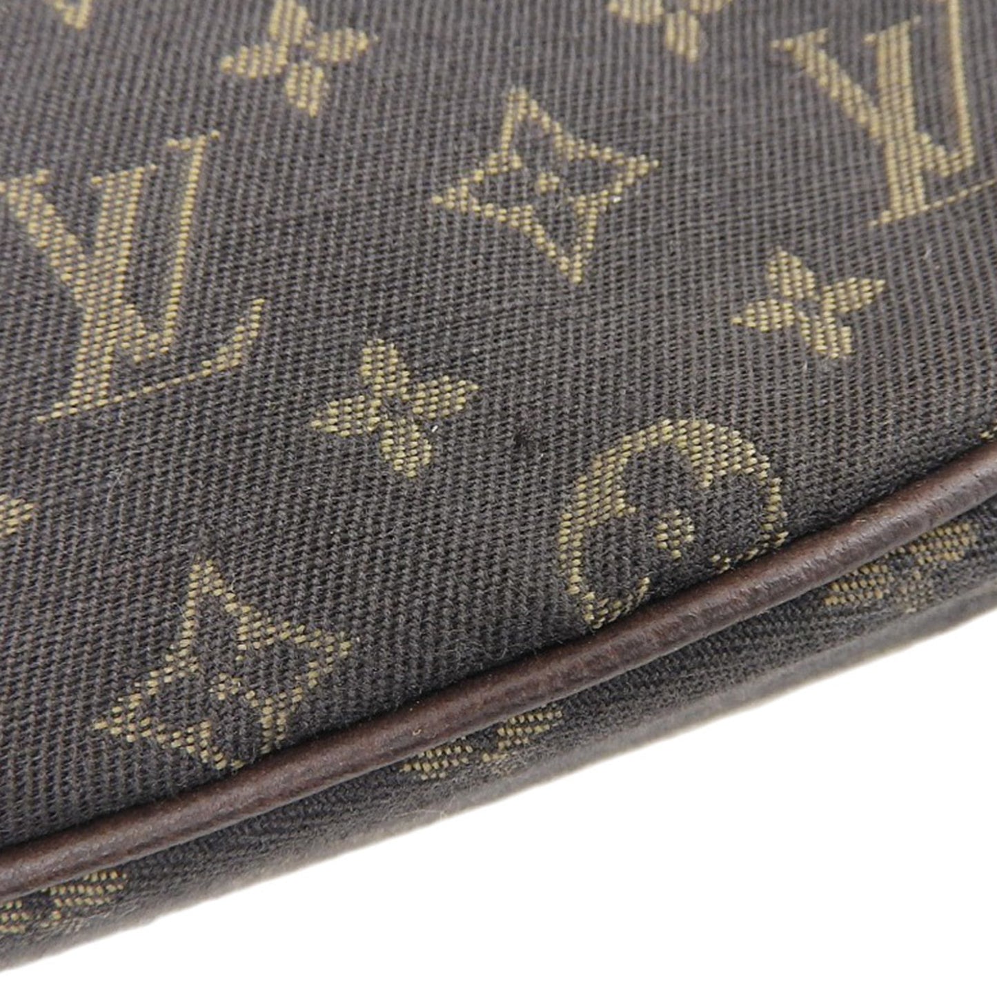 Louis Vuitton Ebene Monogram Mini Lin Handbag Shoulder Bag