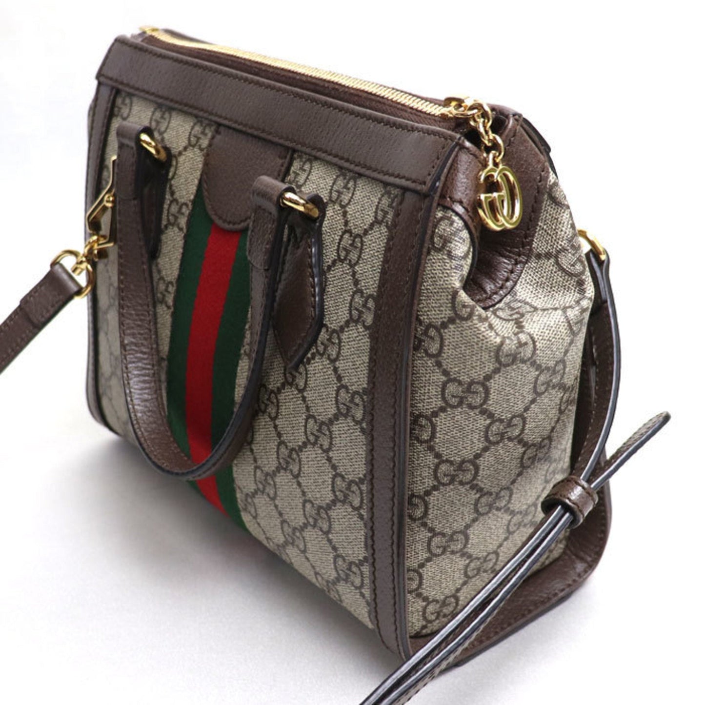 Gucci Beige Brown Gg Supreme Shoulder Bag Tote Bag