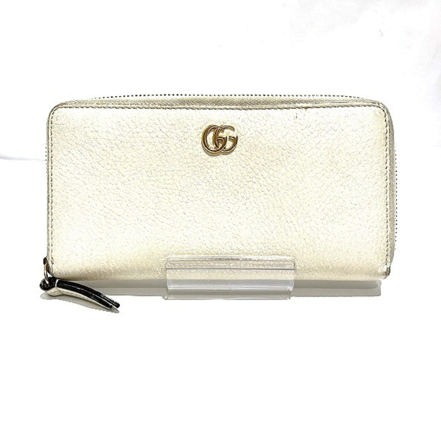 Gucci Off-White Leather Long Wallet (Bi-Fold) ()