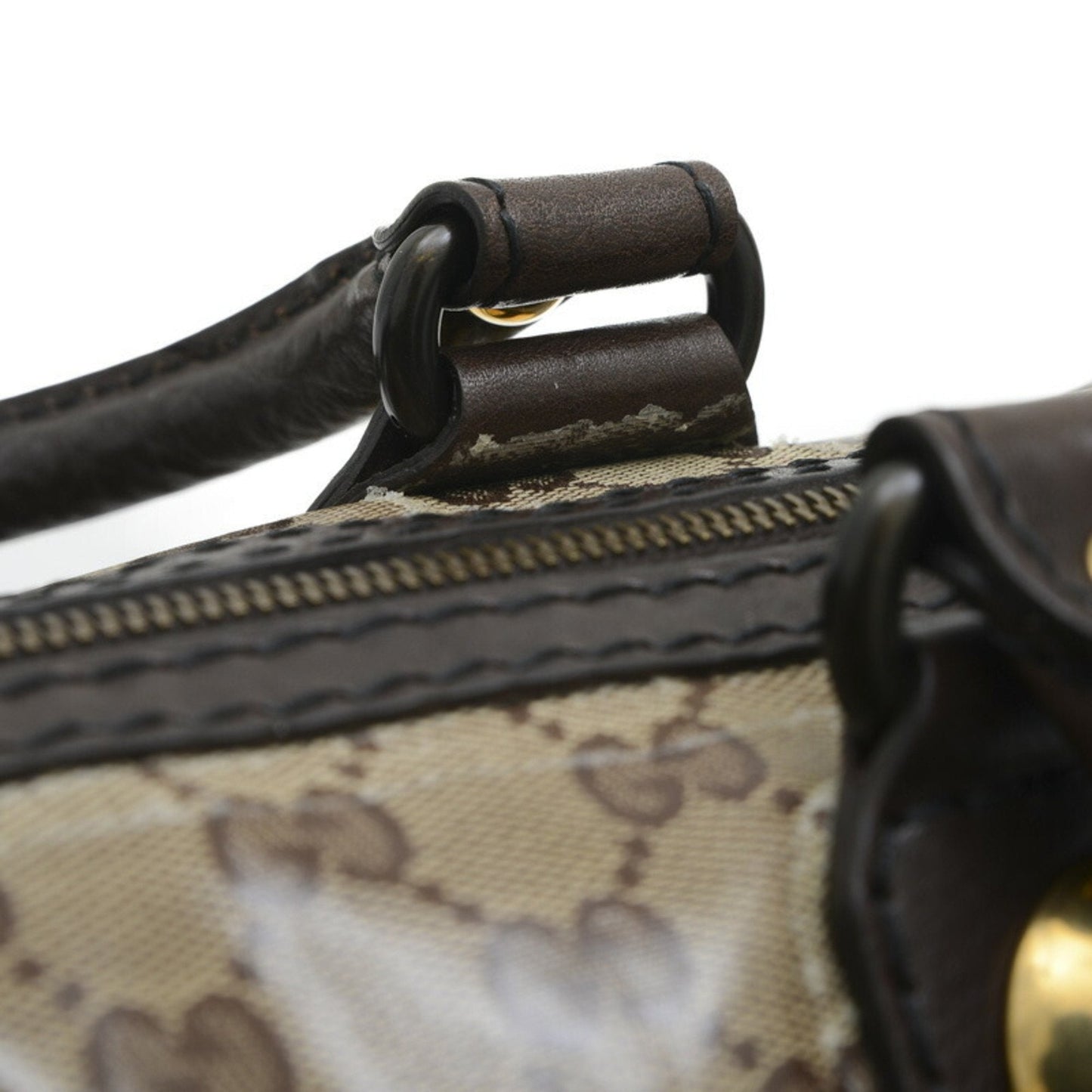 Gucci Brown Coated Canvas Handbag