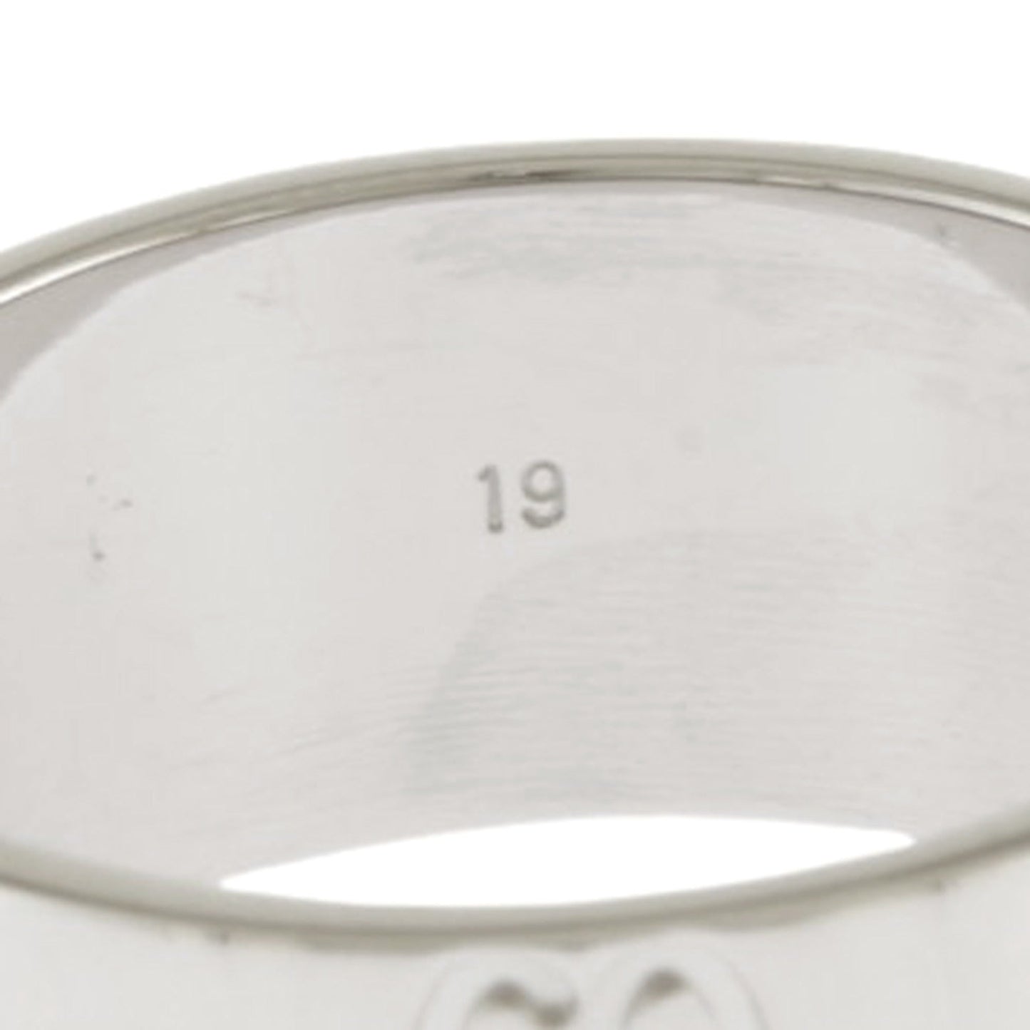 Gucci Icon White White Gold (18K) Band Ring