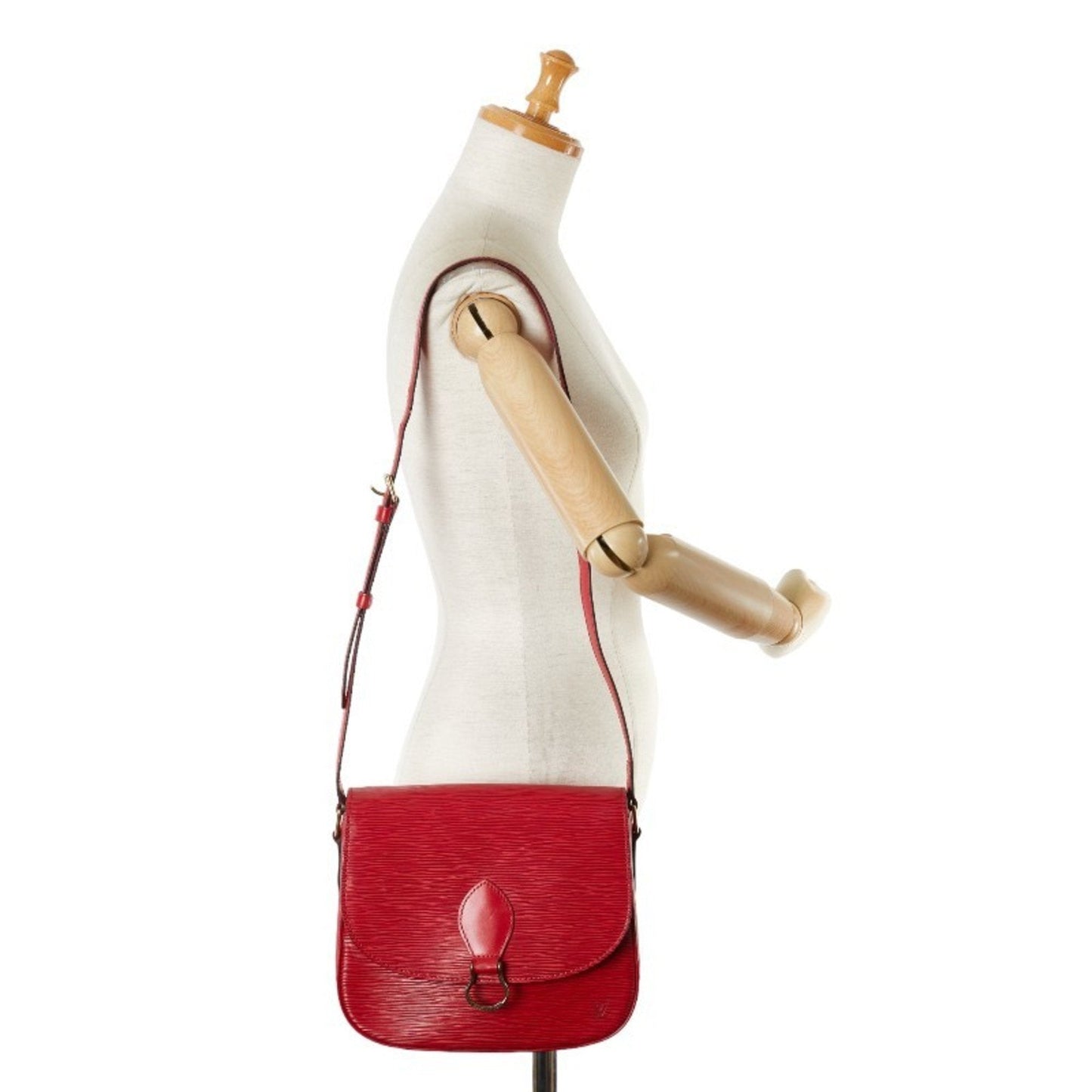 Louis Vuitton Castilian Red Leather Shoulder Bag