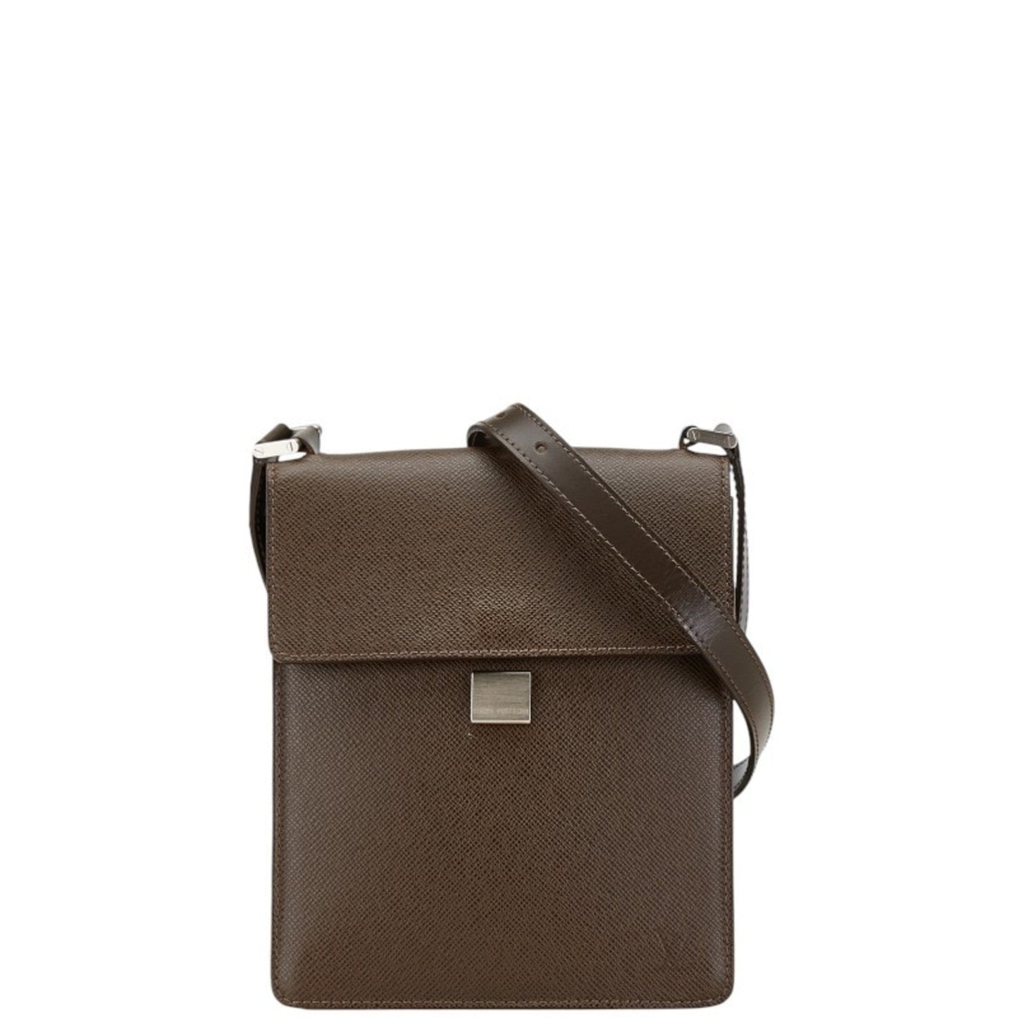 Louis Vuitton Brown Grizzly Leather Pochette Shoulder Bag ()