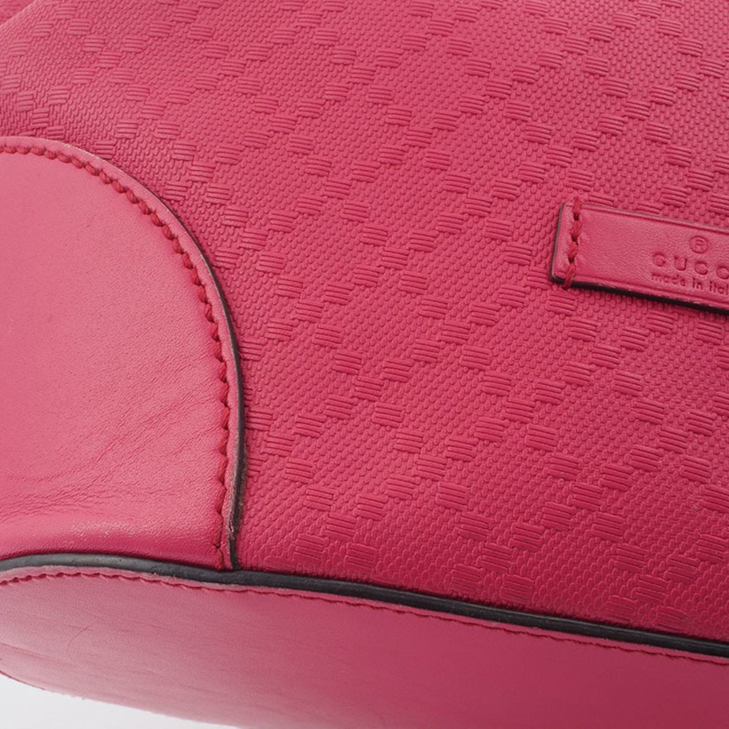Gucci Pink Leather Shoulder Bag