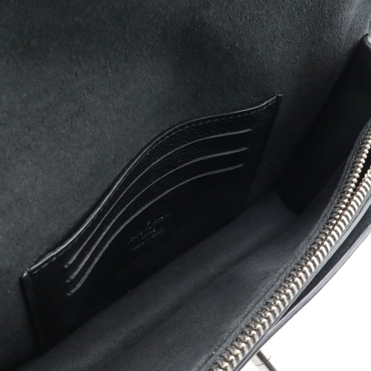 Louis Vuitton Noir Clutch Bag Pochette Shoulder Bag