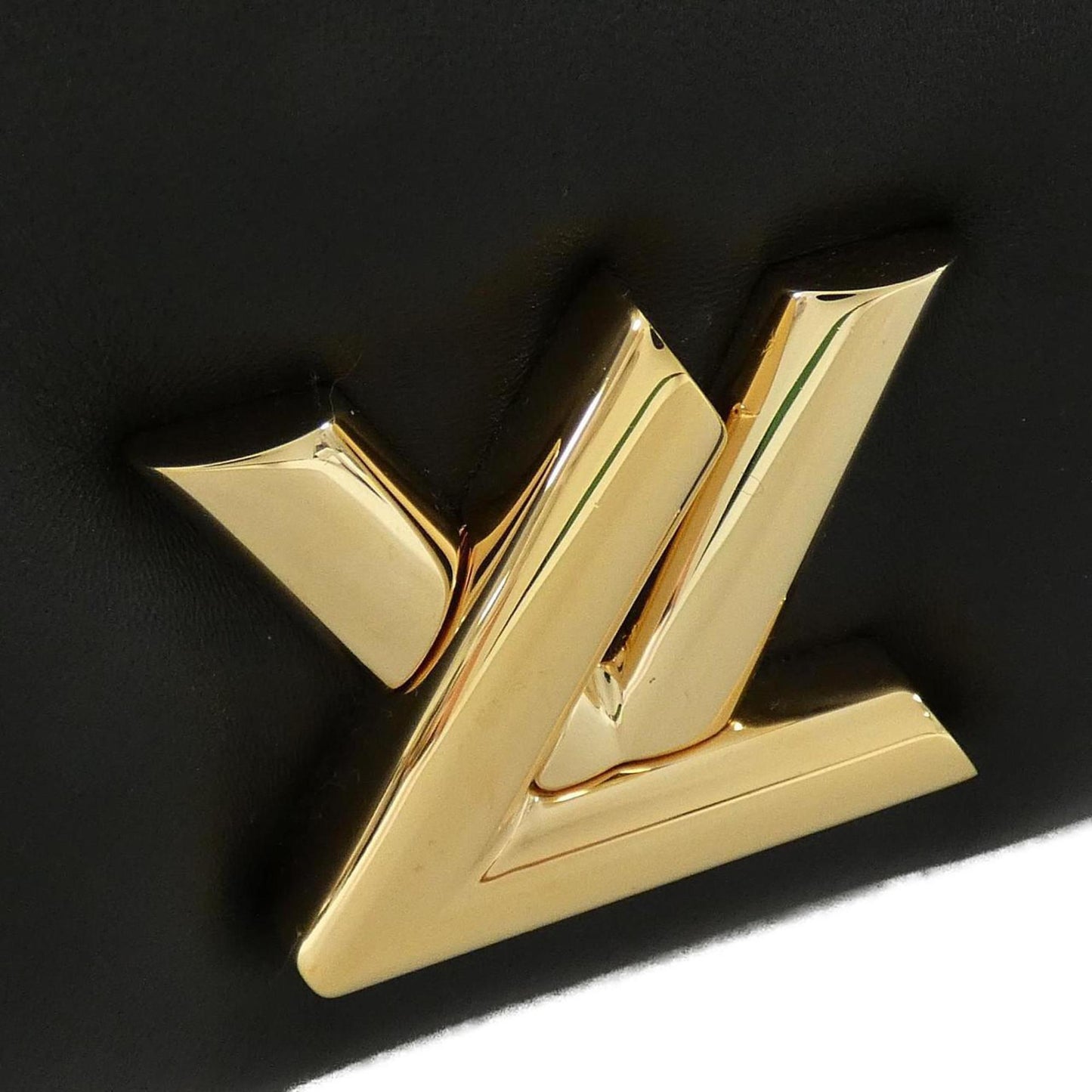 Louis Vuitton Black Leather Shoulder Bag