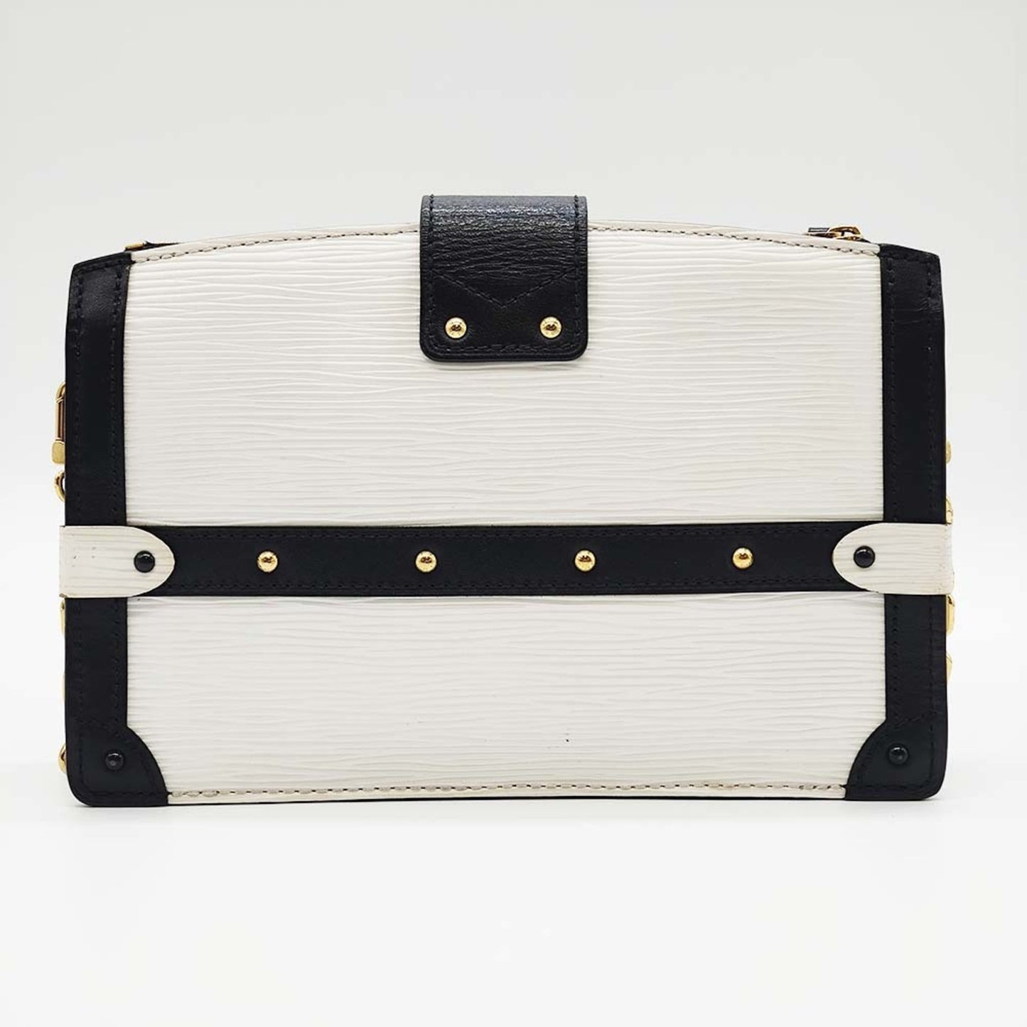 Louis Vuitton Epi White Epi Leather Clutch Bag Shoulder Bag