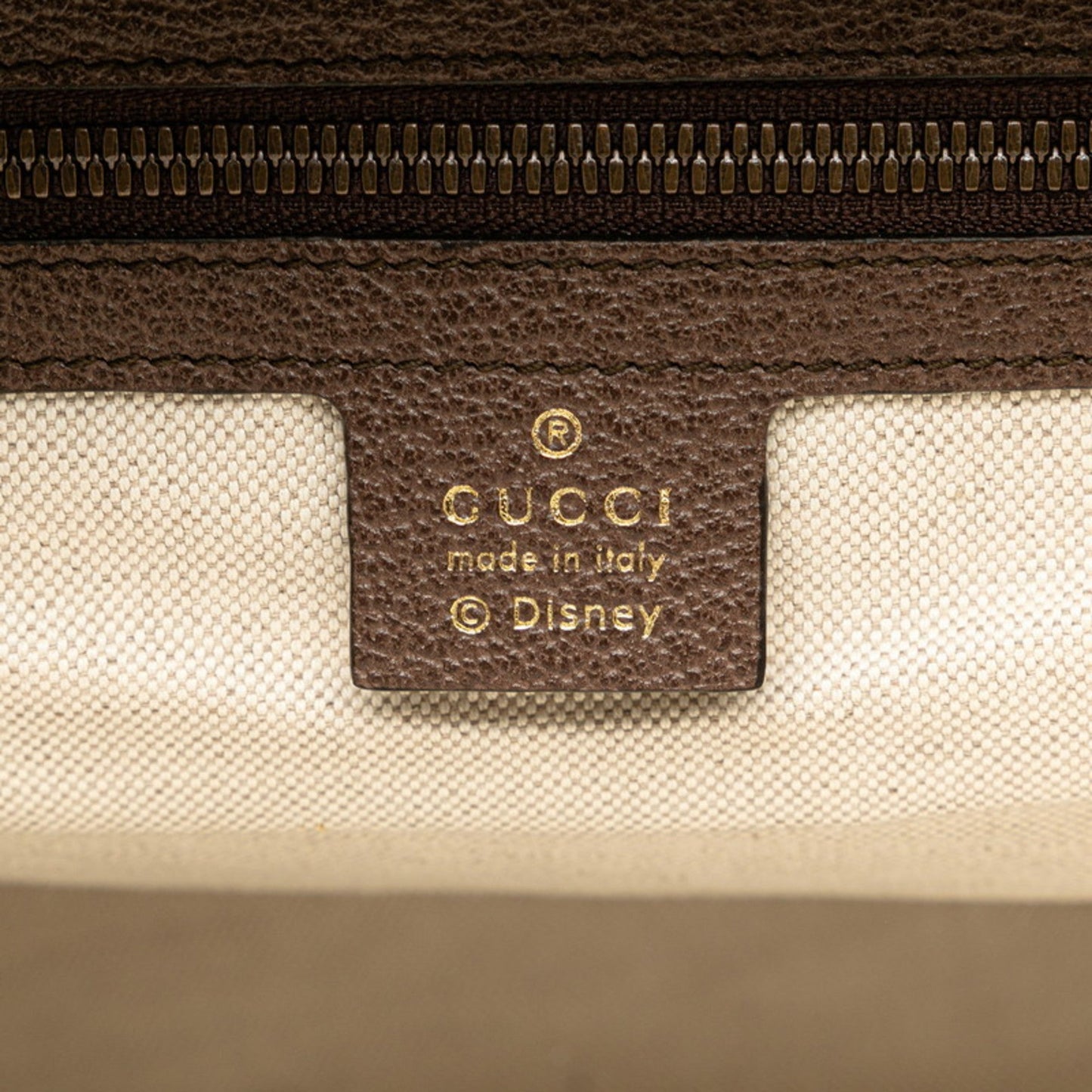 Gucci Beige Multi-Color Pvc Leather Backpack