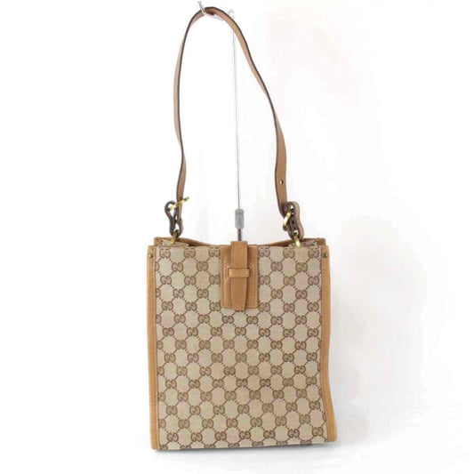 Gucci Beige Gg Canvas Shoulder Bag ()