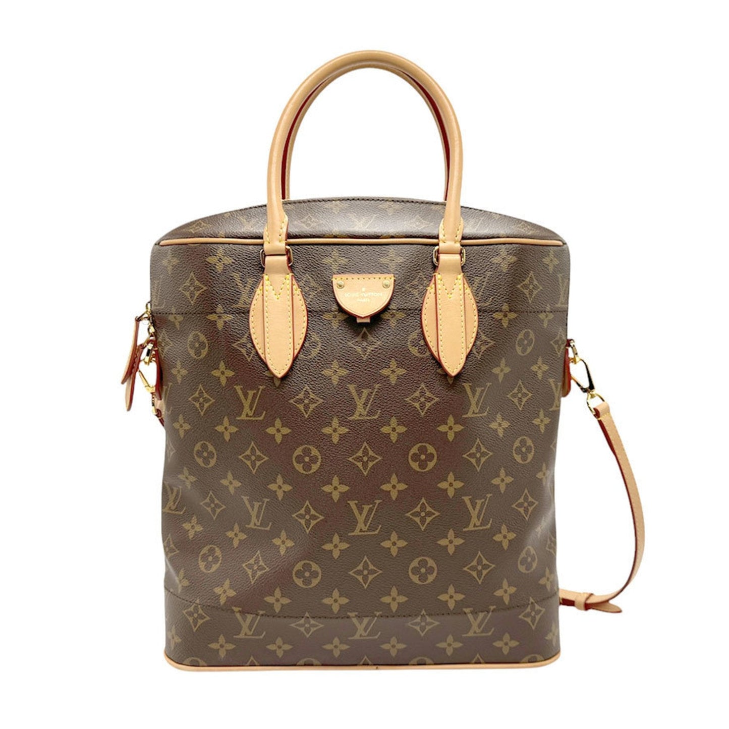 Louis Vuitton Brown Monogram Canvas Shoulder Bag ()