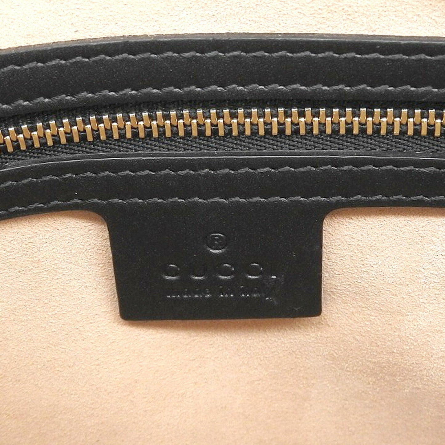 Gucci Black Leather Handbag Shoulder Bag