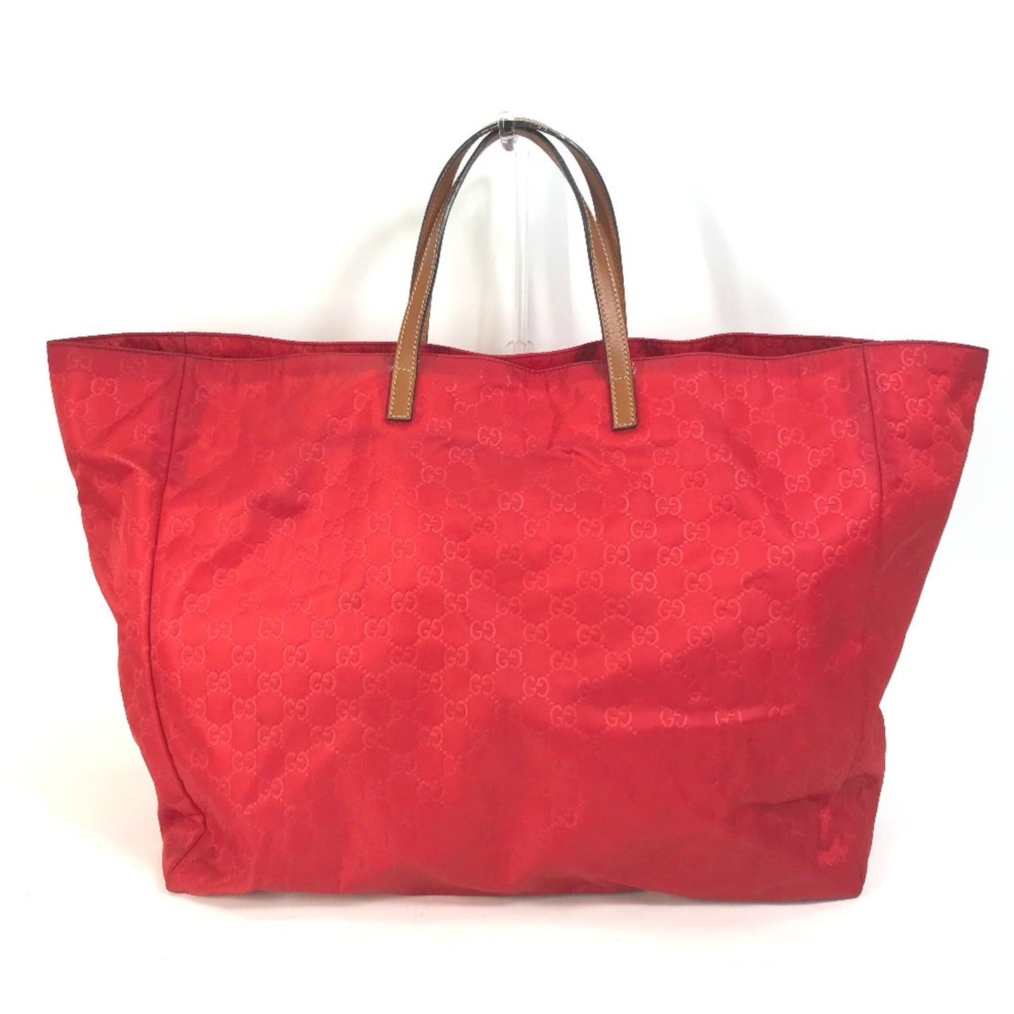 Gucci Red Cloth Tote Bag