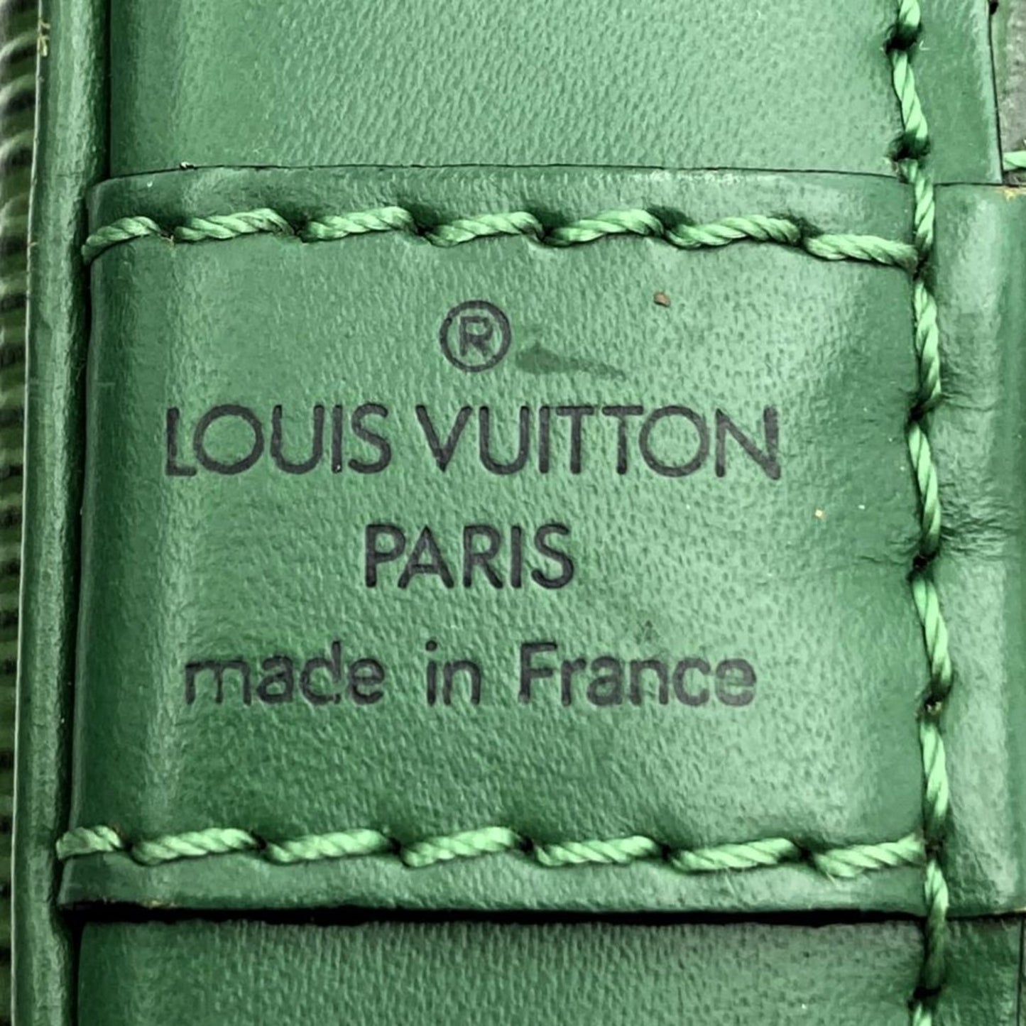 Louis Vuitton Green Epi Leather Handbag Shoulder Bag