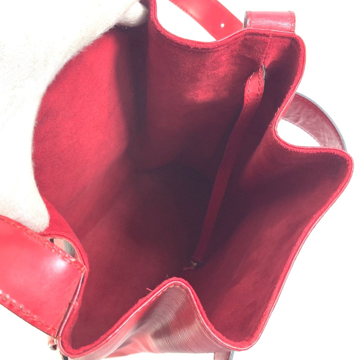 Louis Vuitton Red Leather Shoulder Bag
