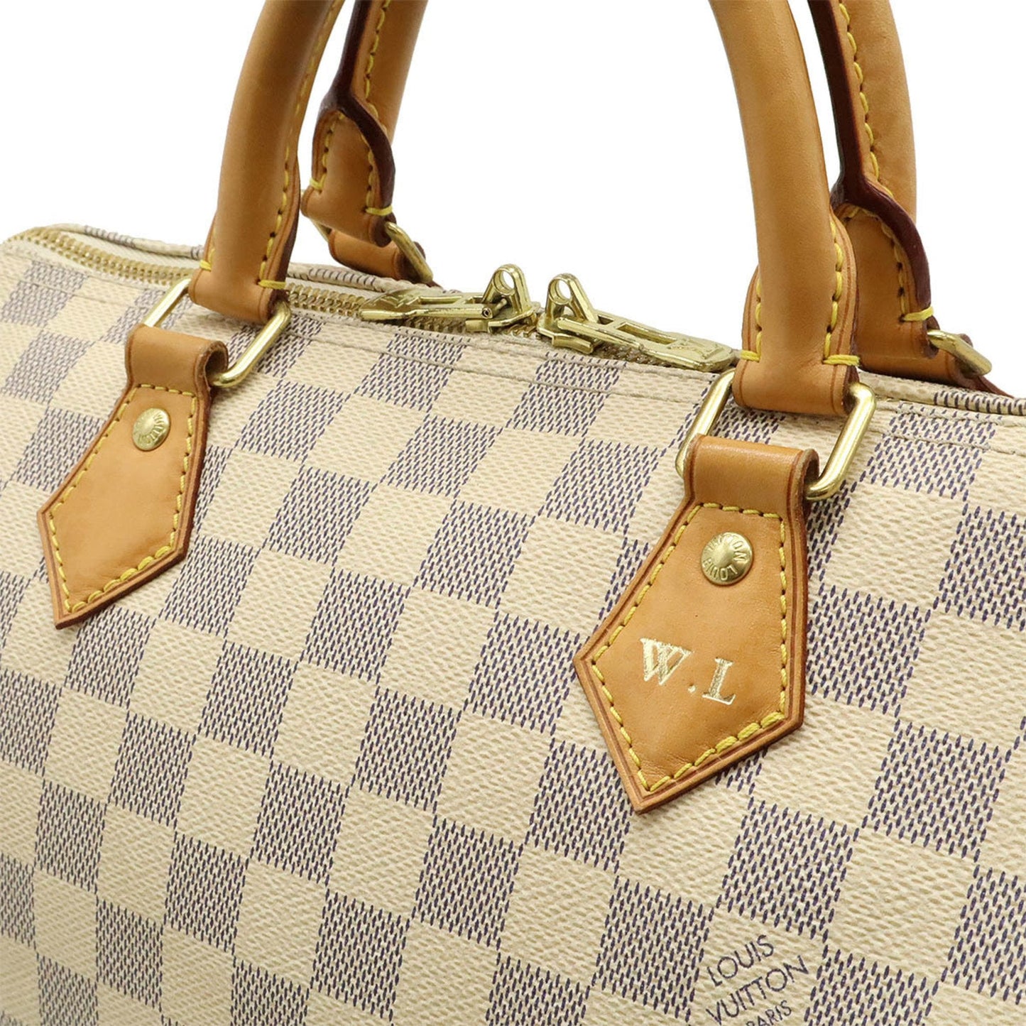 Louis Vuitton Ivory Damier Azur Handbag Shoulder Bag