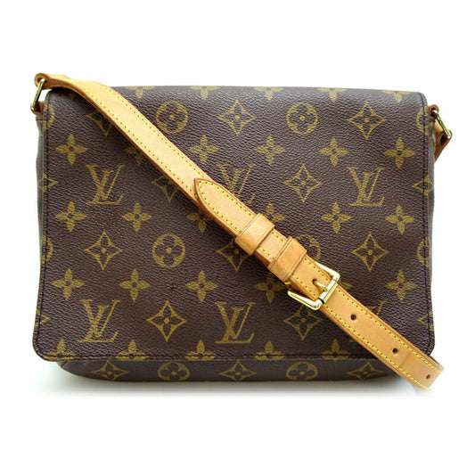 Louis Vuitton Brown Monogram Shoulder Bag ()