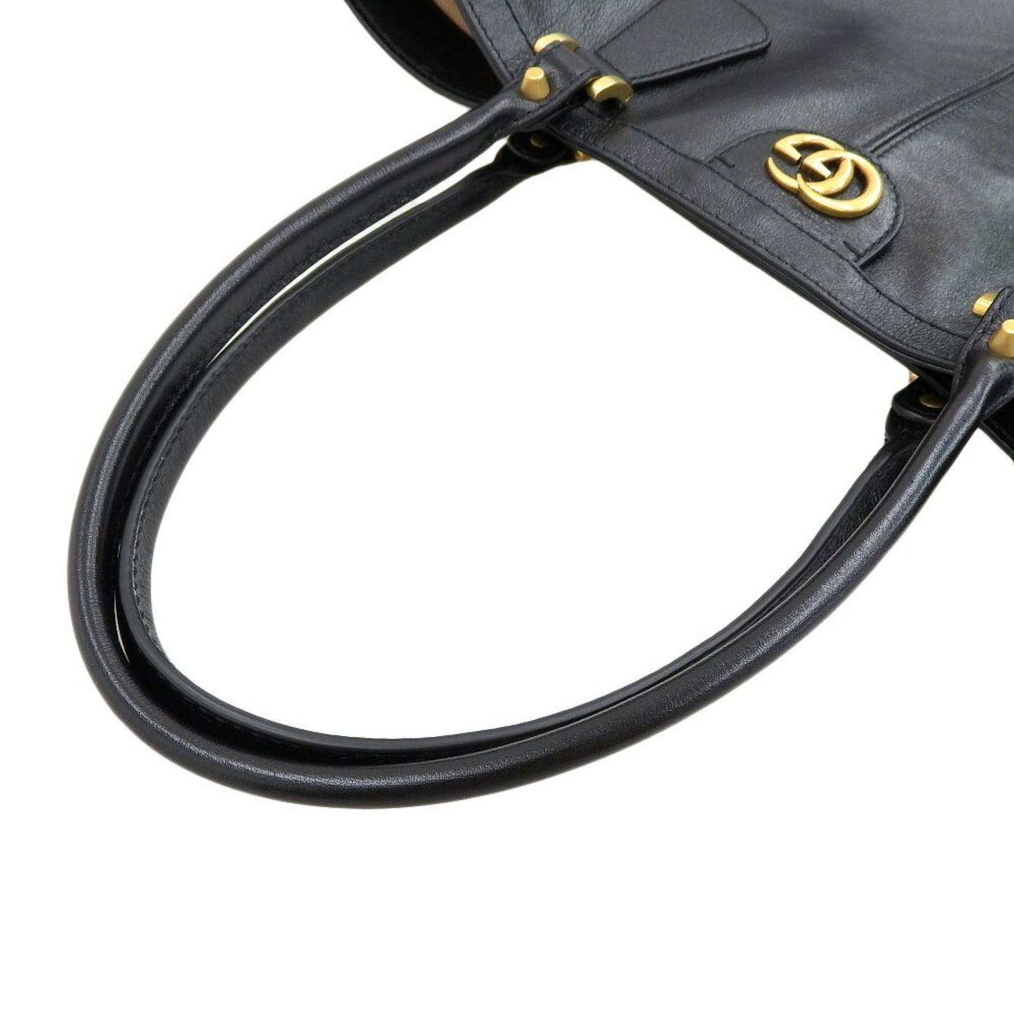 Gucci Gg Marmont Black Leather Tote Bag