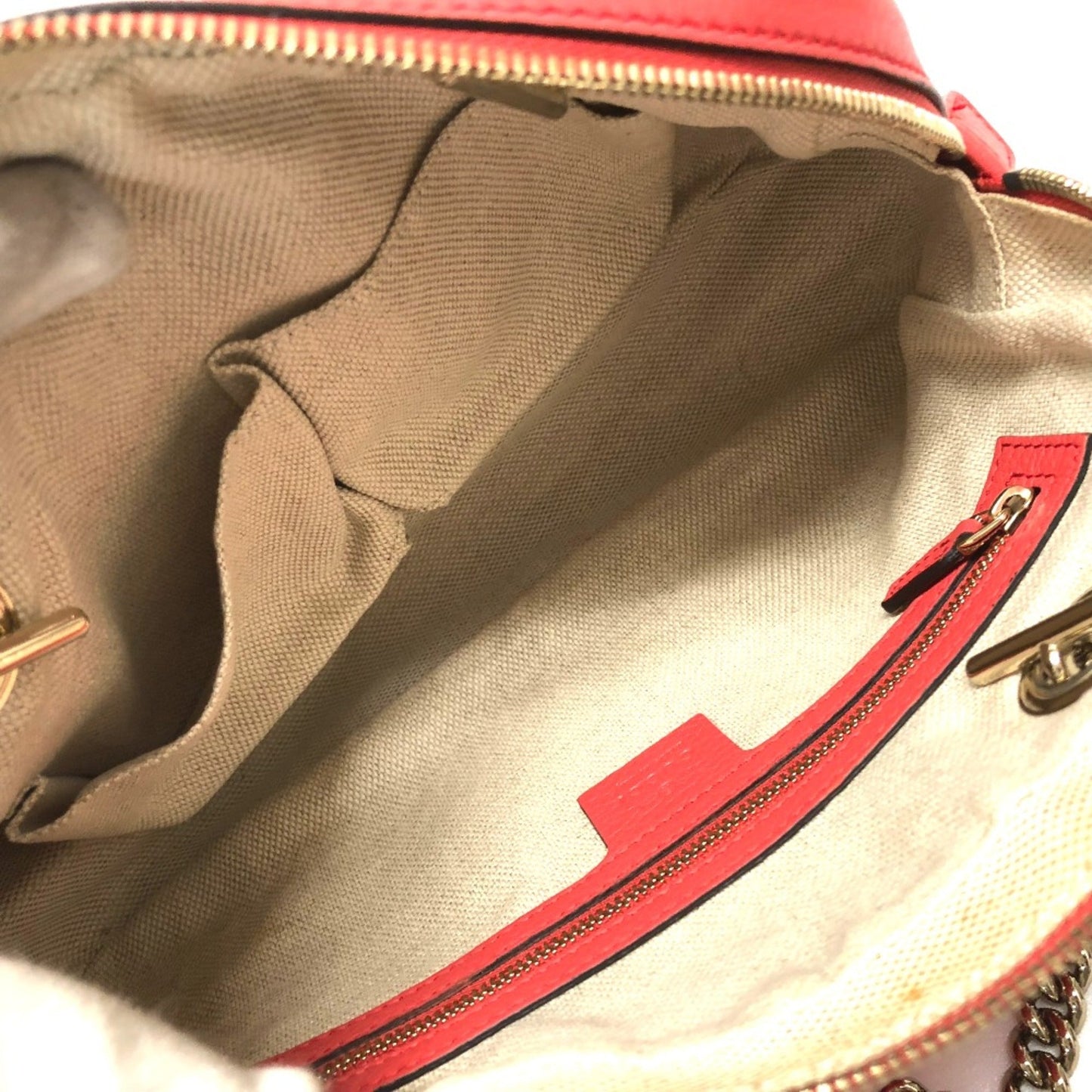 Gucci Pink Leather Shoulder Bag