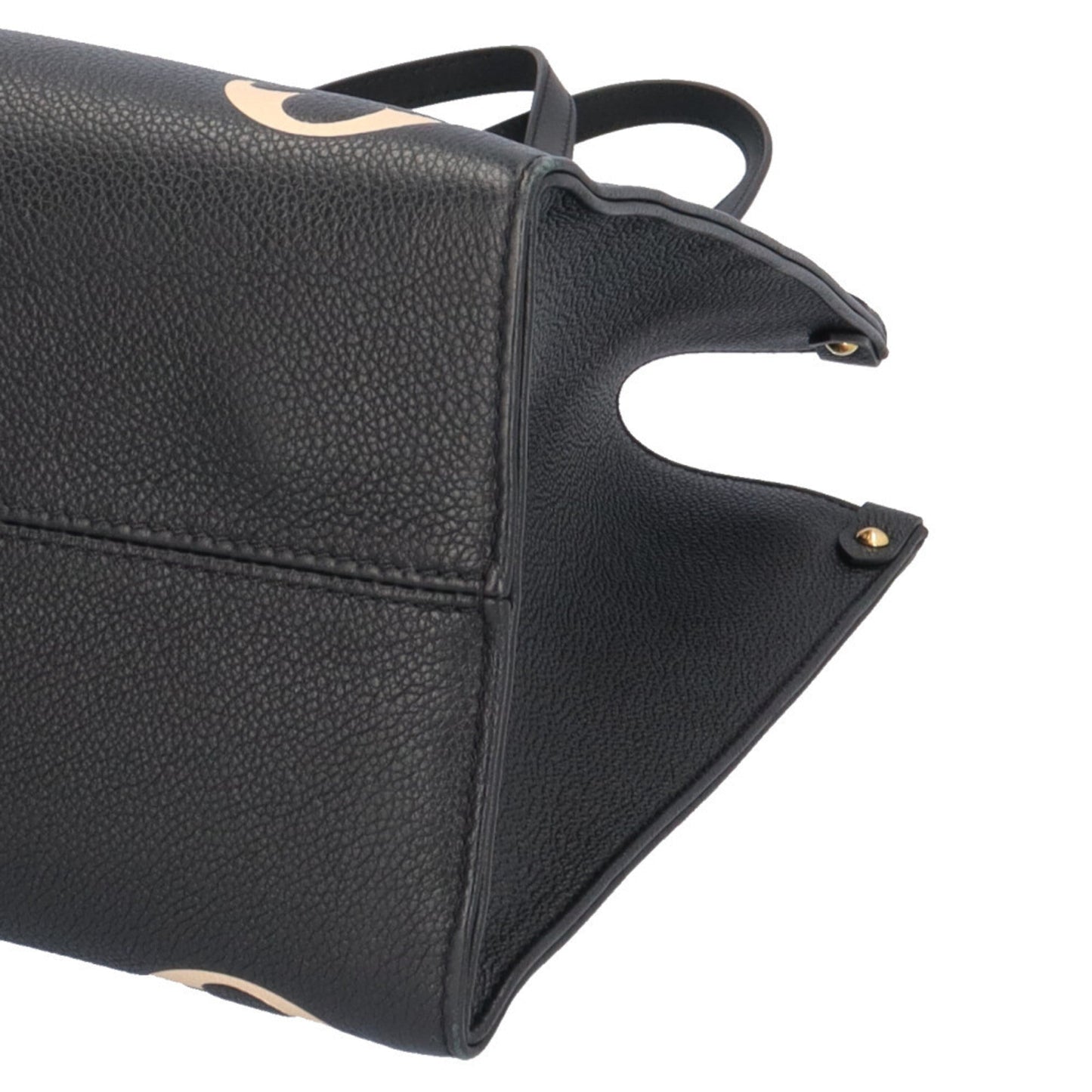Louis Vuitton Beige Black Monogram Empreinte Shoulder Bag