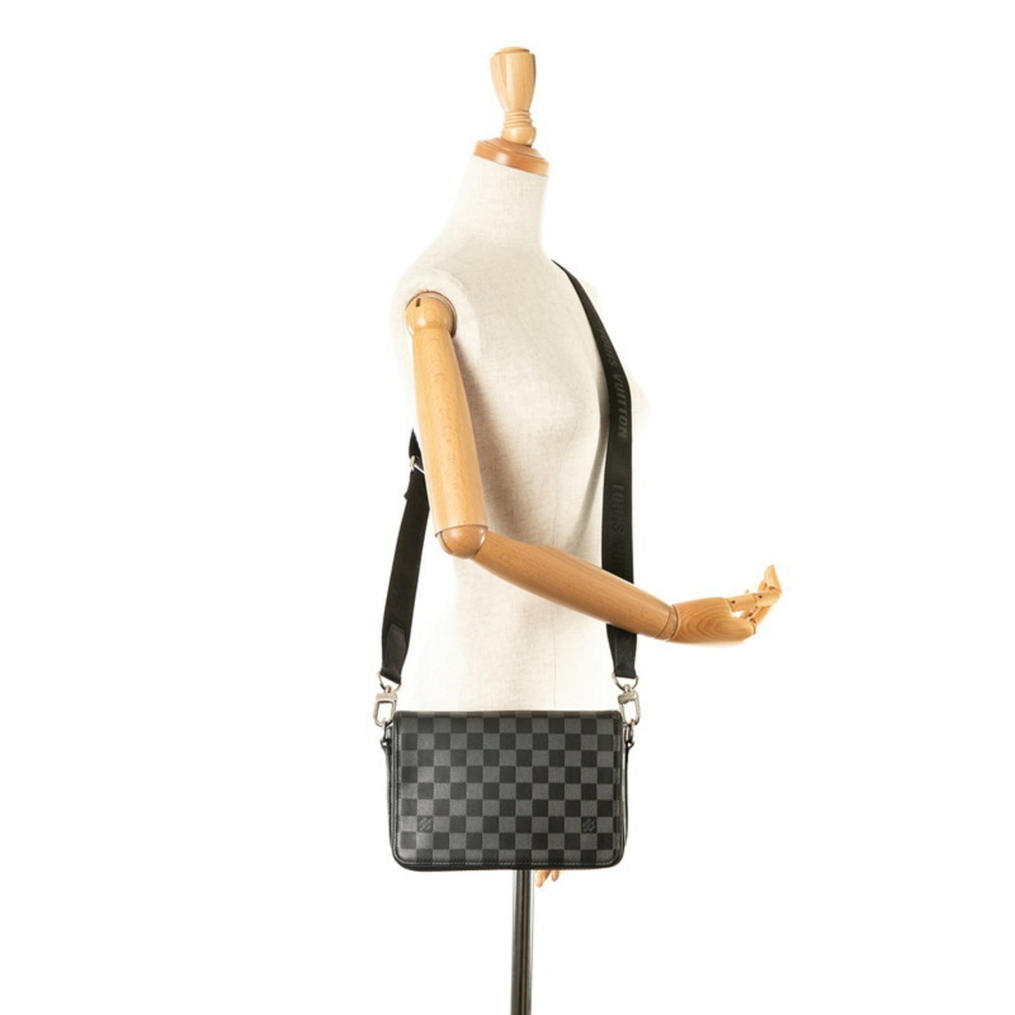 Louis Vuitton Black Pvc Leather Shoulder Bag