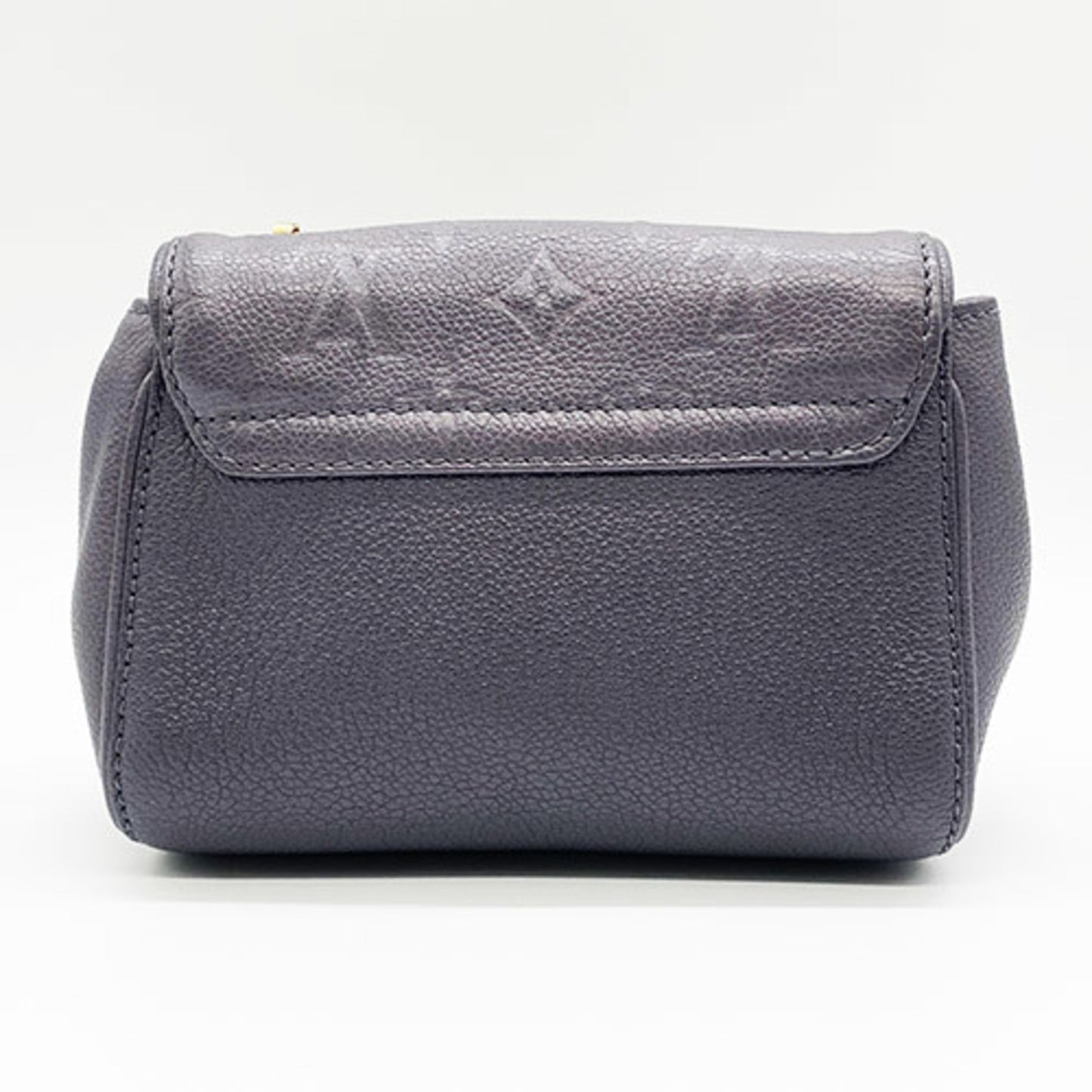 Louis Vuitton Gray Leather Shoulder Bag