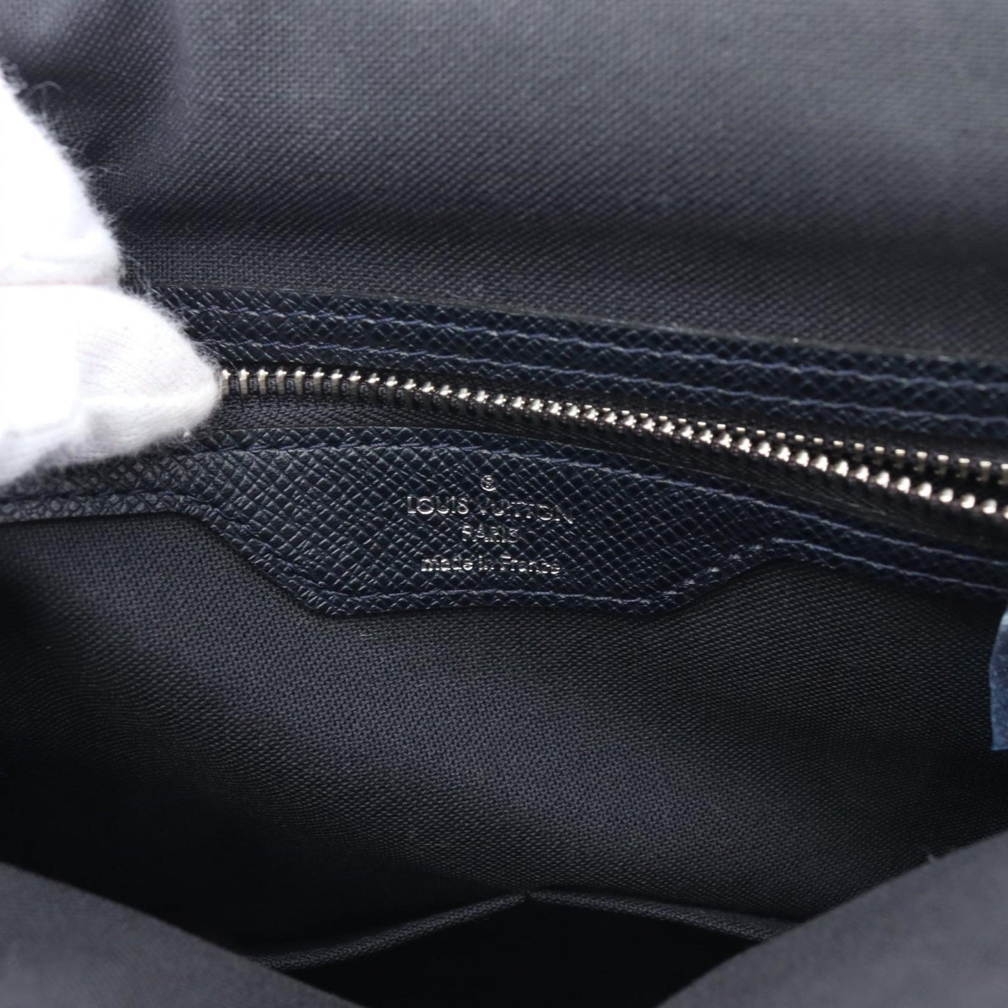 Louis Vuitton Boreal Navy Taiga Leather Shoulder Bag
