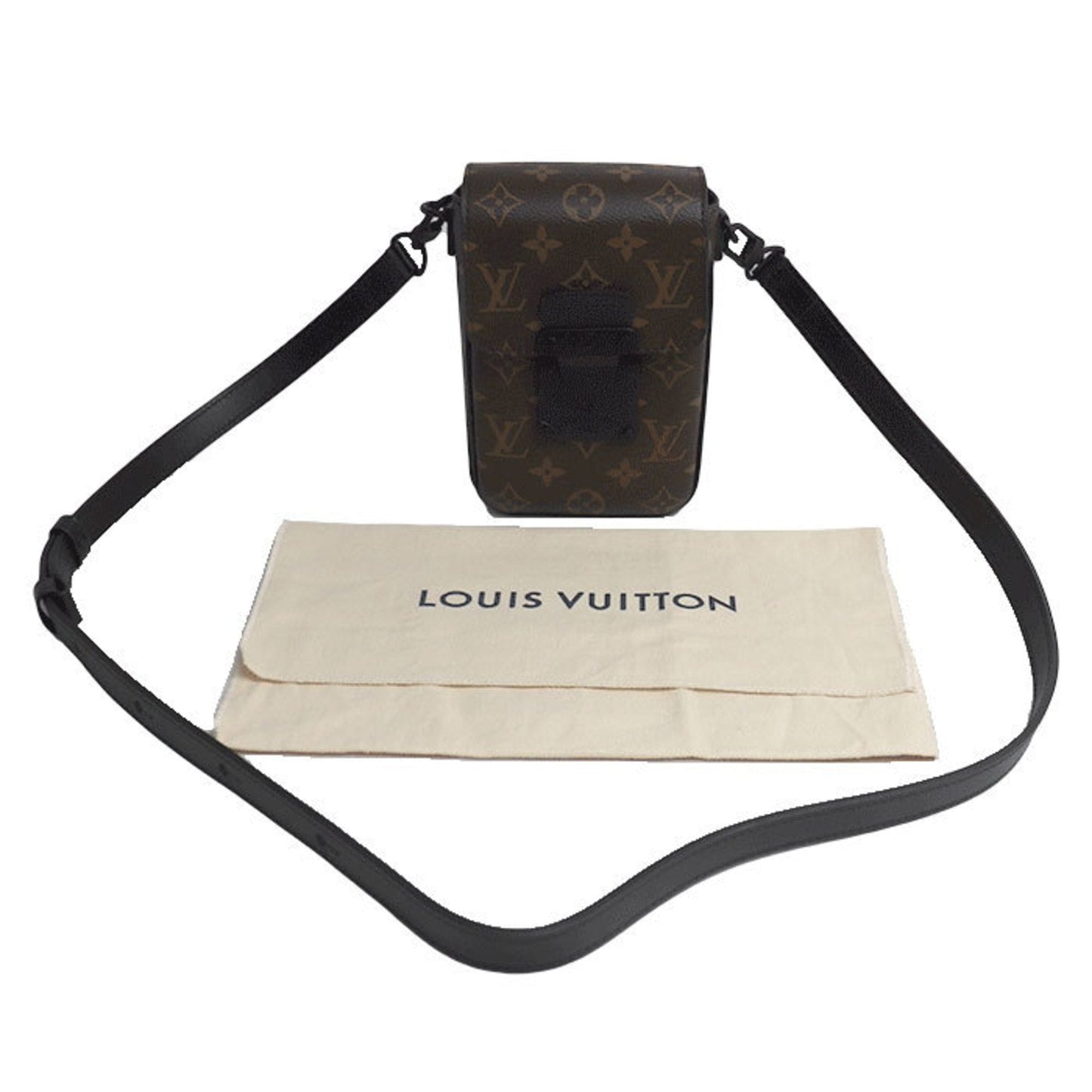 Louis Vuitton Black Brown Monogram Shoulder Bag