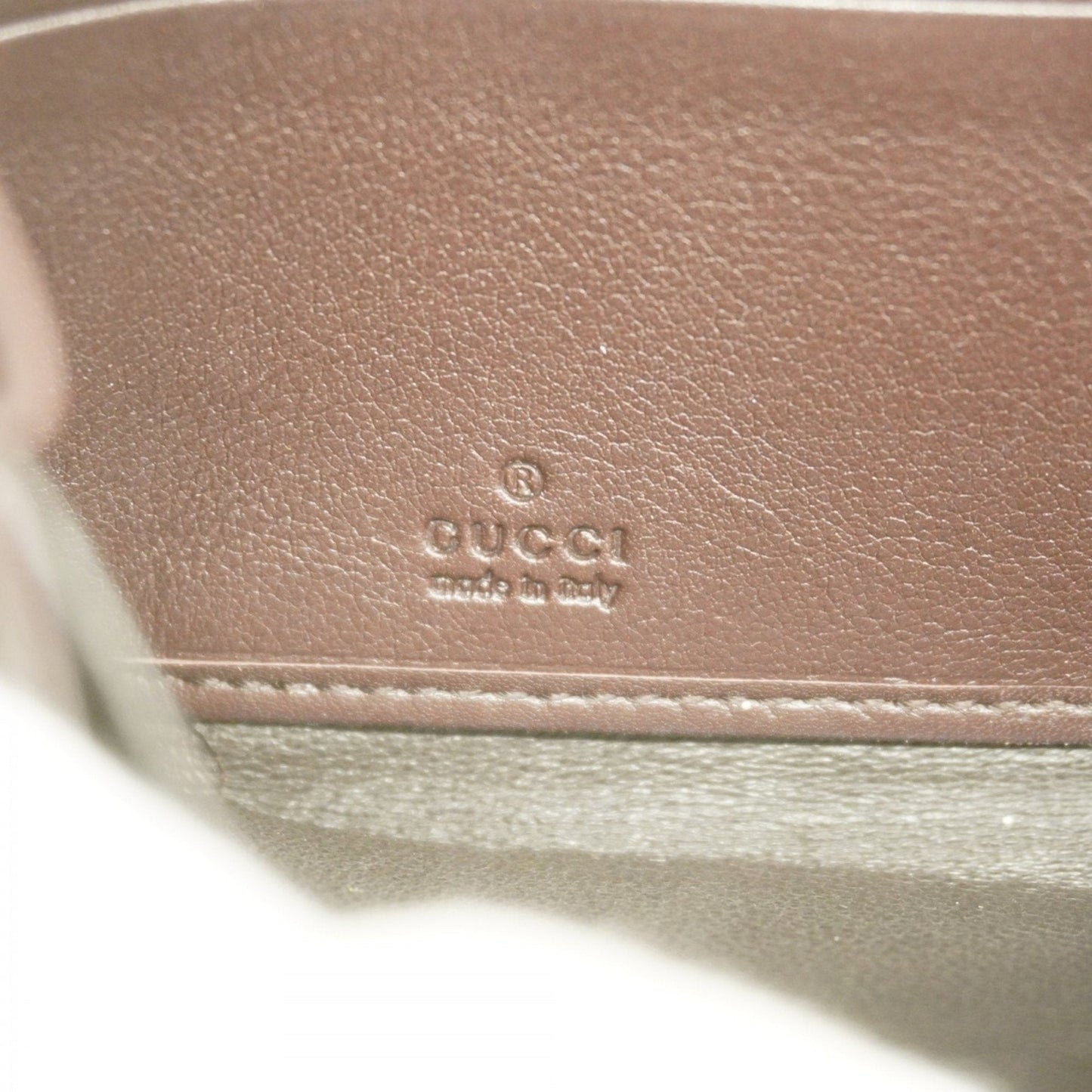 Gucci Brown Leather Long Wallet (Bi-Fold)