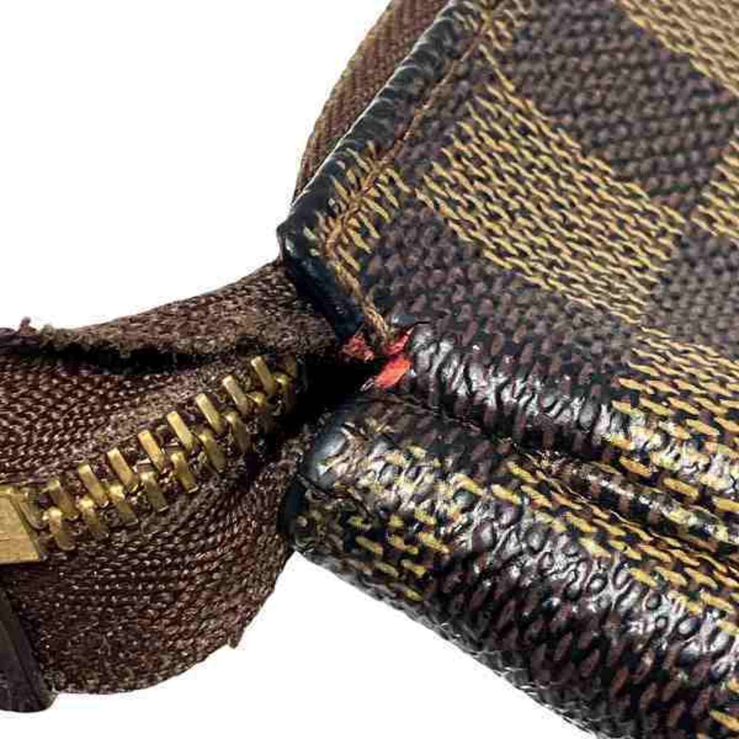 Louis Vuitton Damier Brown Damier Canvas Pochette Shoulder Bag