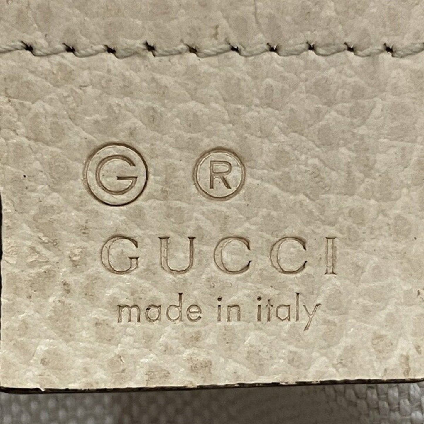 Gucci Ivory Leather Handbag Shoulder Bag