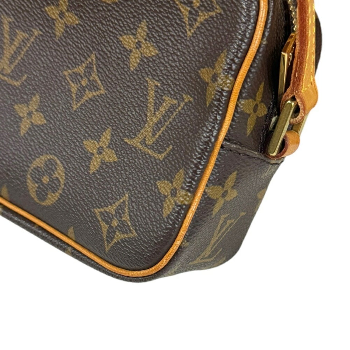 Louis Vuitton Brown Monogram Canvas Shoulder Bag
