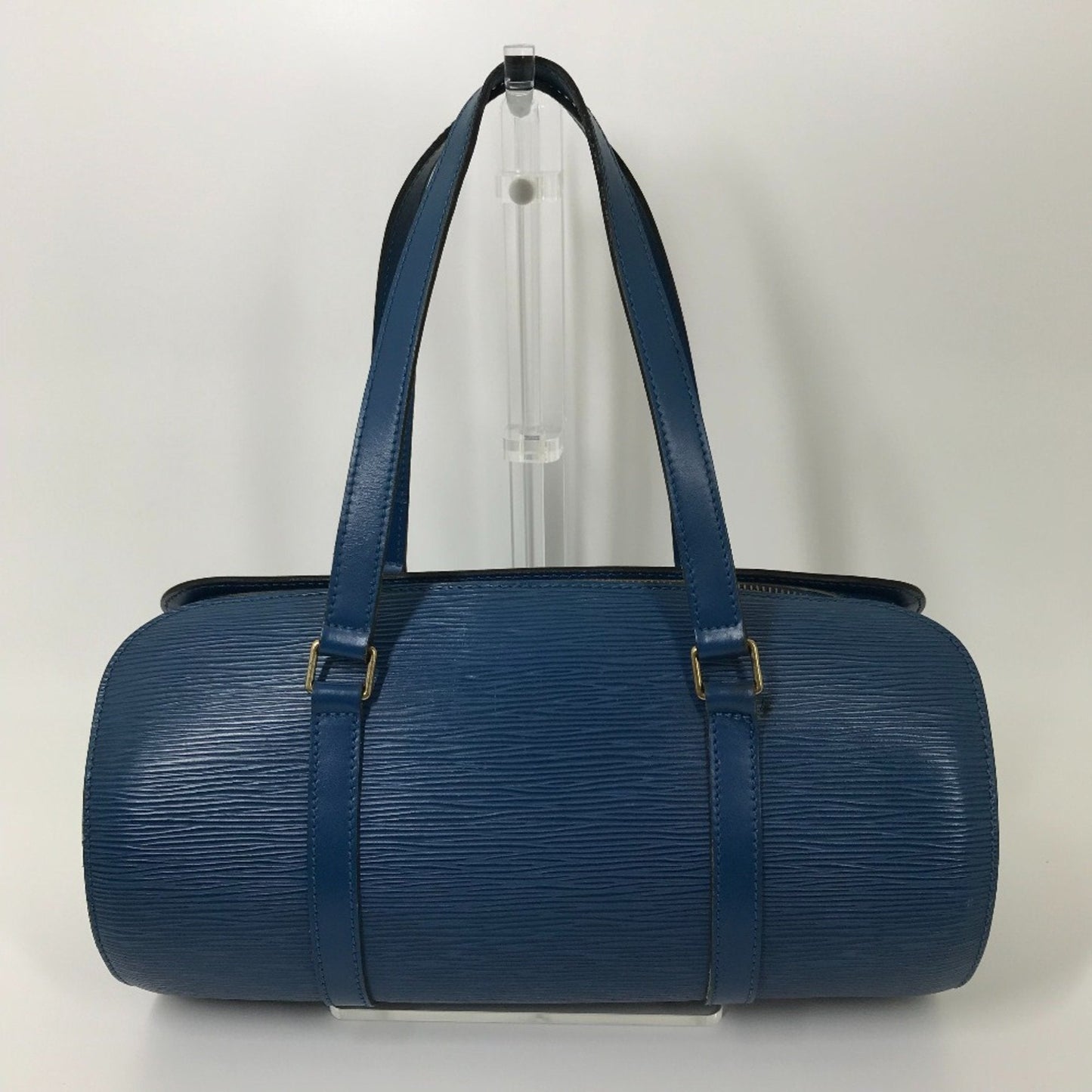 Louis Vuitton Blue Leather Shoulder Bag