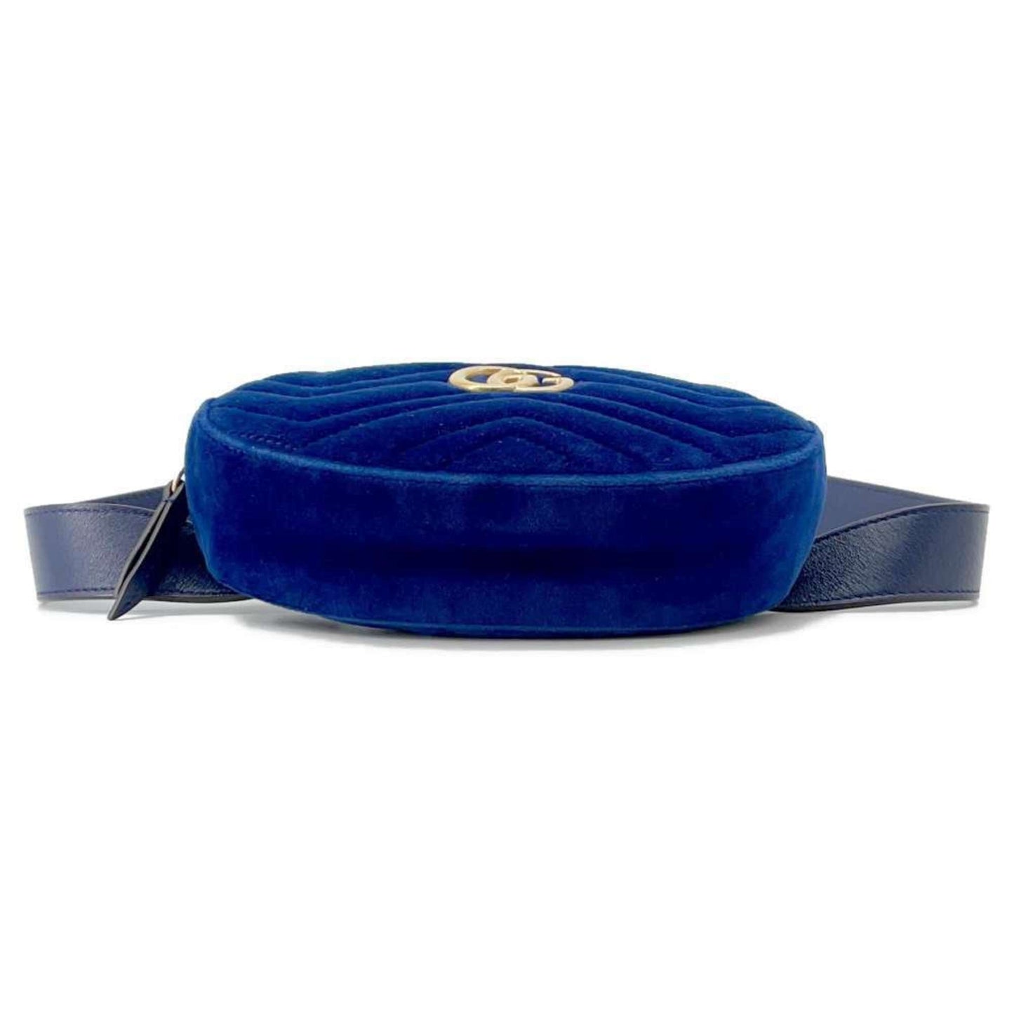 Gucci Blue Leather Sling Bag