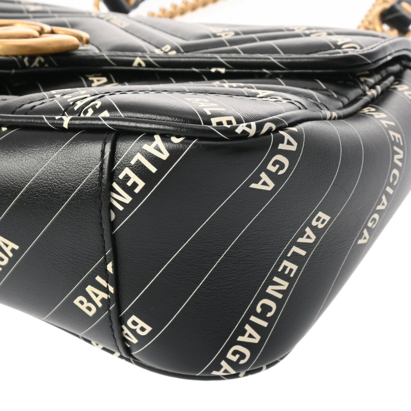 Gucci Black Leather Shoulder Bag
