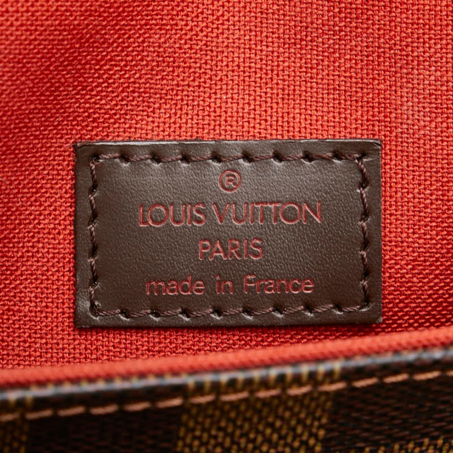Louis Vuitton Damier Brown Damier Canvas Pvc Leather Shoulder Bag
