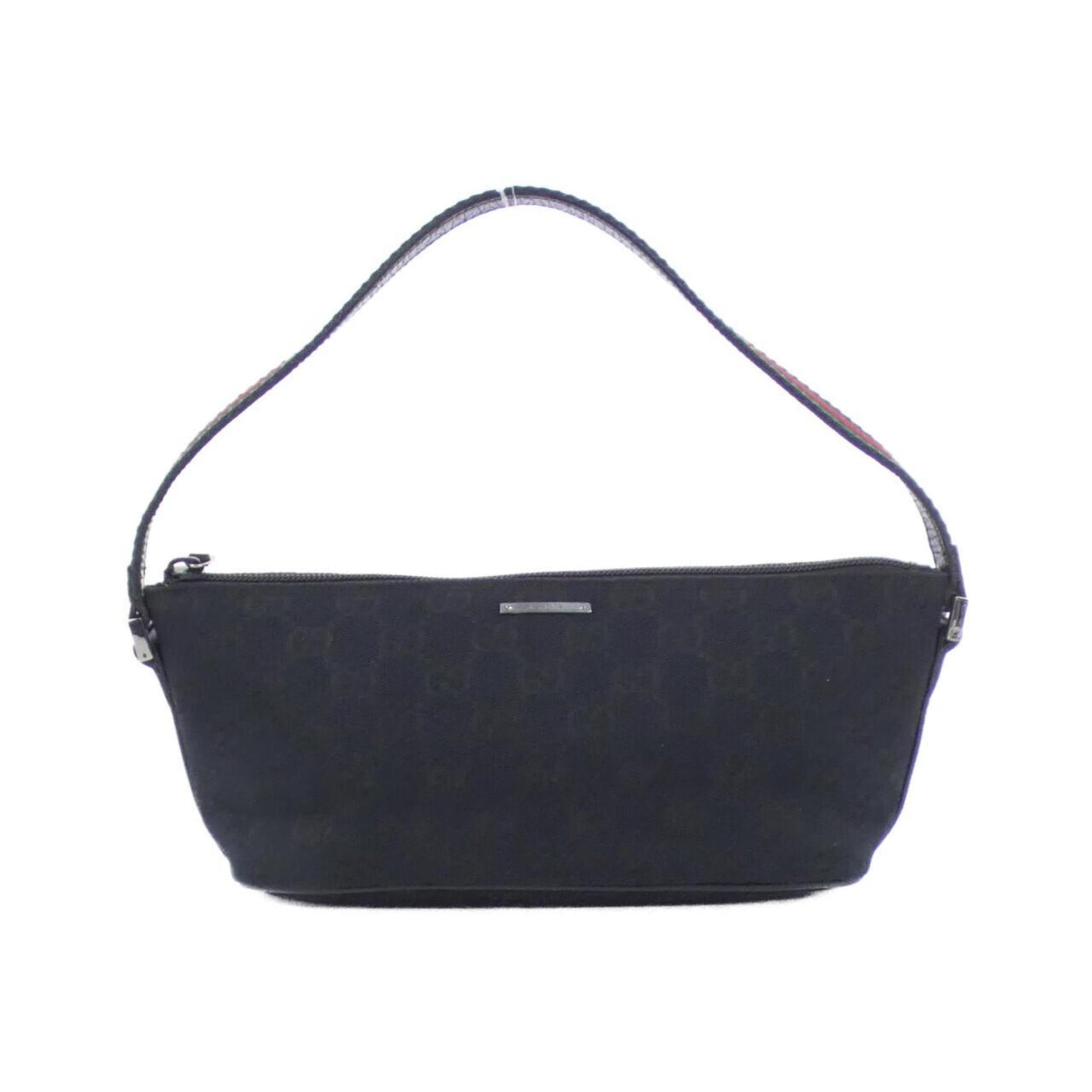 Gucci Black Gg Canvas Pouch ()